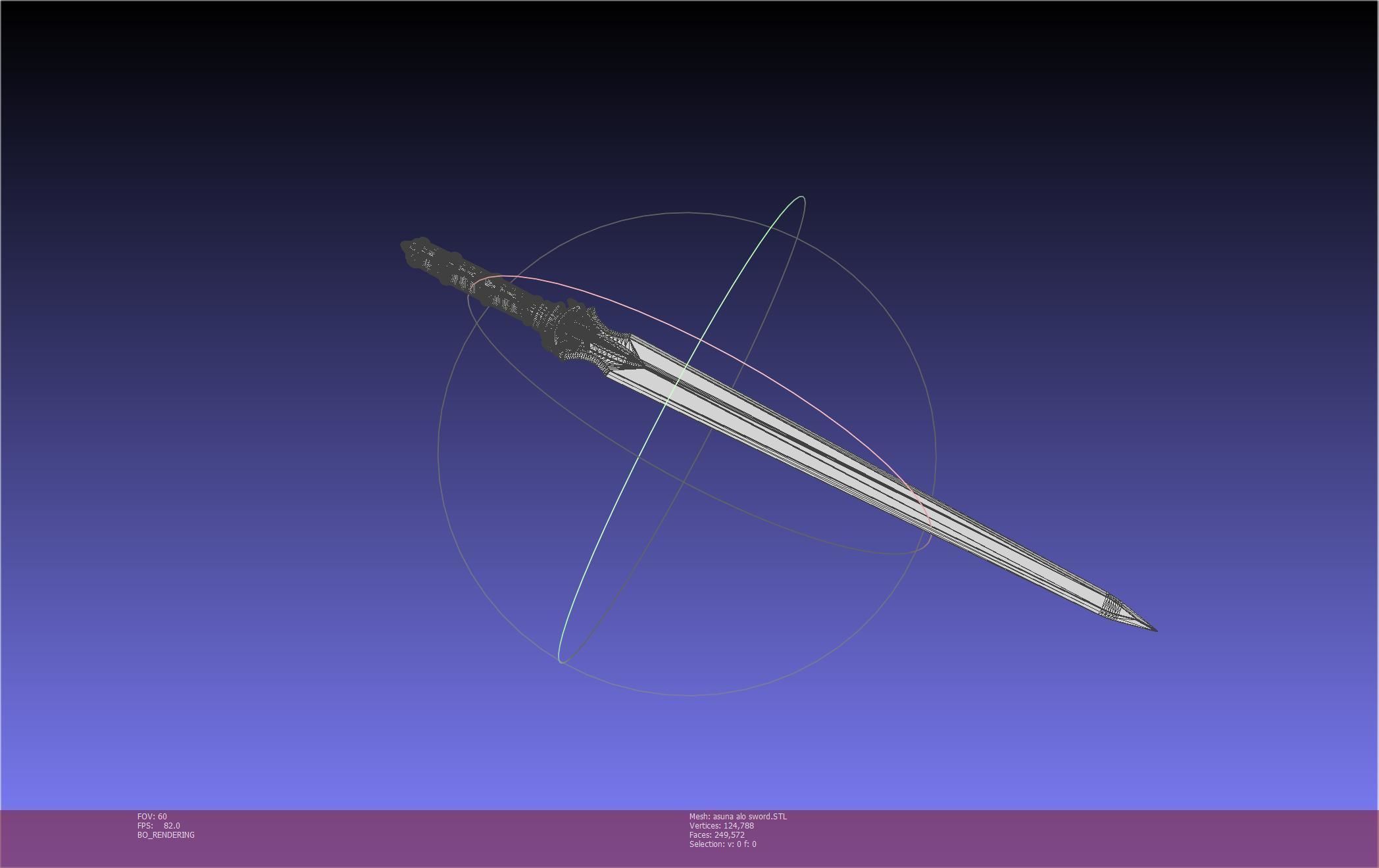 Sword Art Online Asuna ALO Sword Printable Assembly 3D print model_78