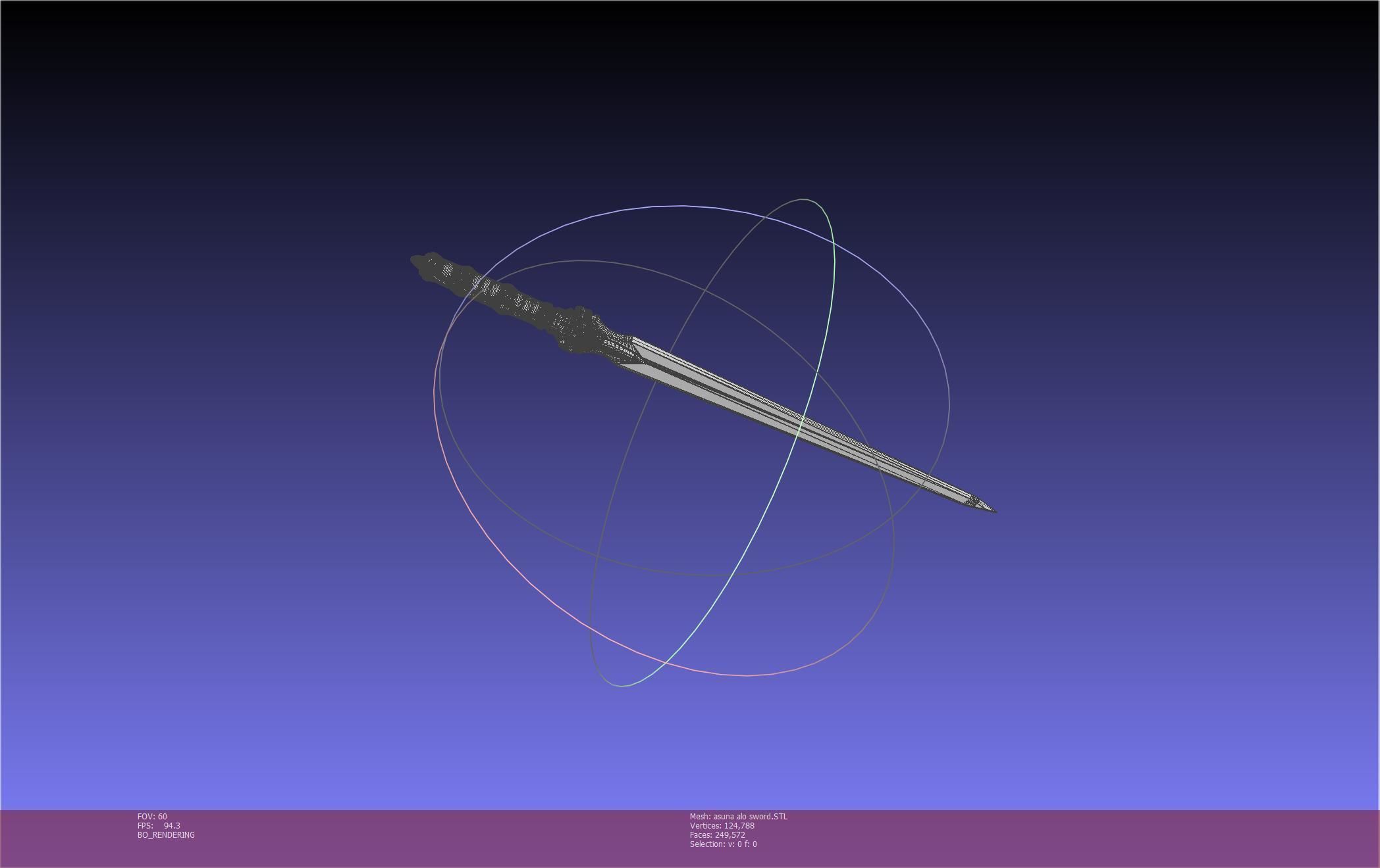 Sword Art Online Asuna ALO Sword Printable Assembly 3D print model_81