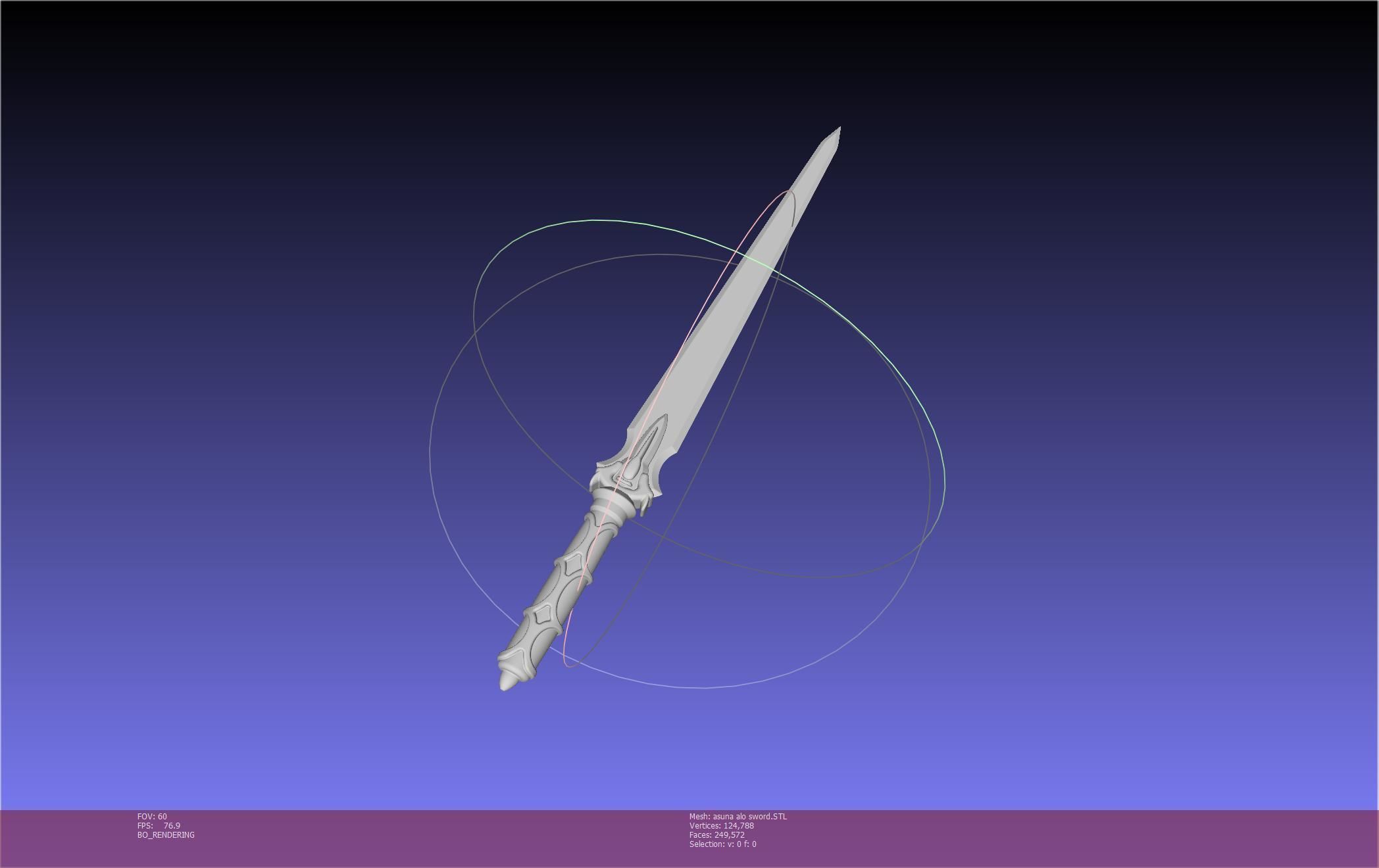 Sword Art Online Asuna ALO Sword Printable Assembly 3D print model_47