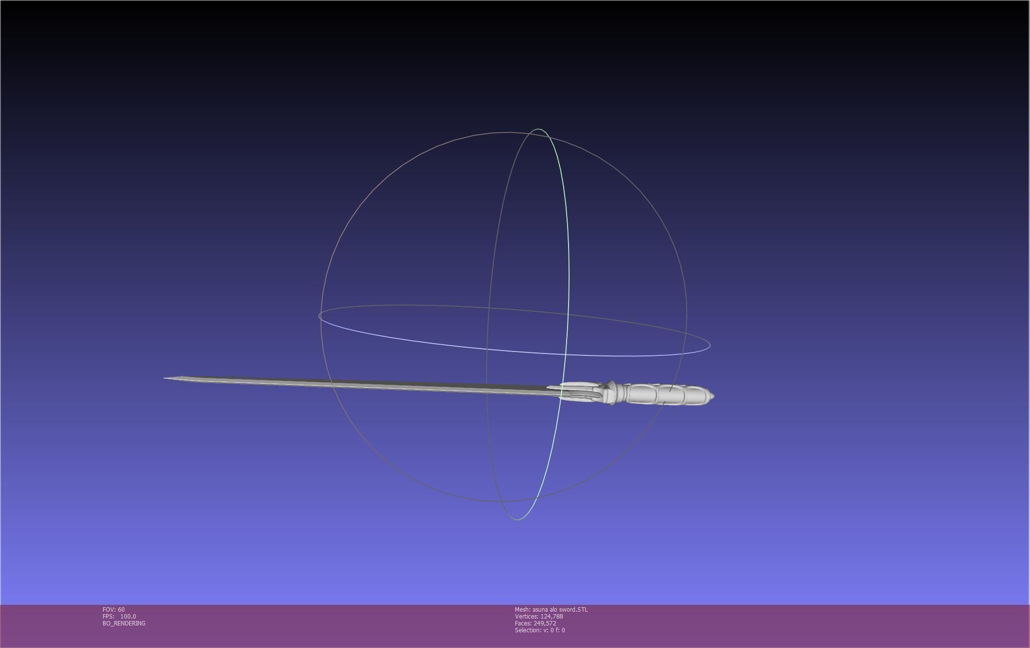 Sword Art Online Asuna ALO Sword Printable Assembly 3D print model_59