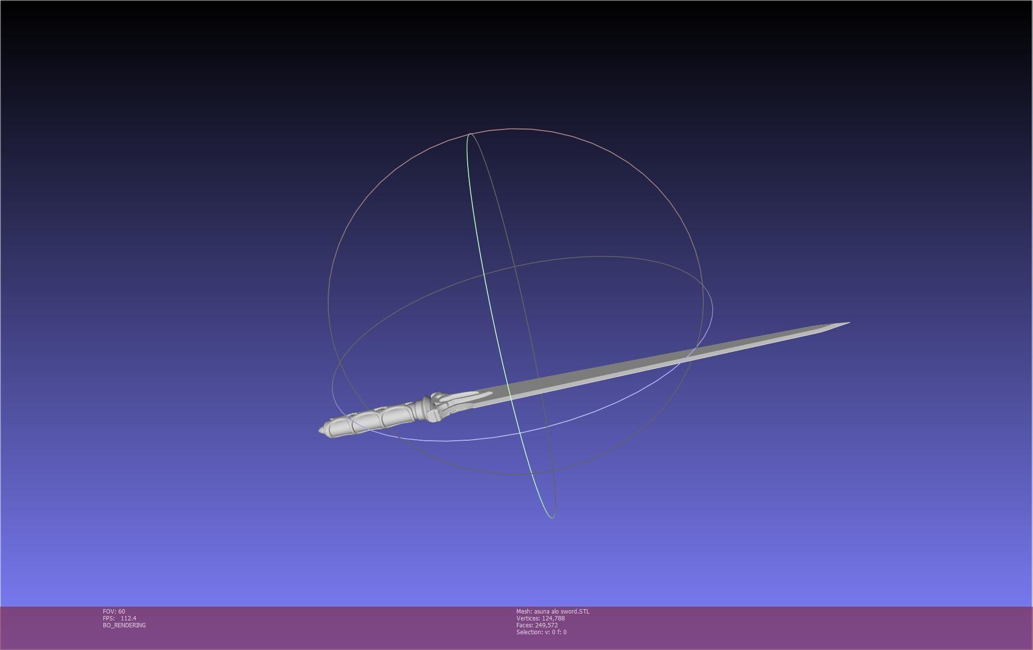 Sword Art Online Asuna ALO Sword Printable Assembly 3D print model_71