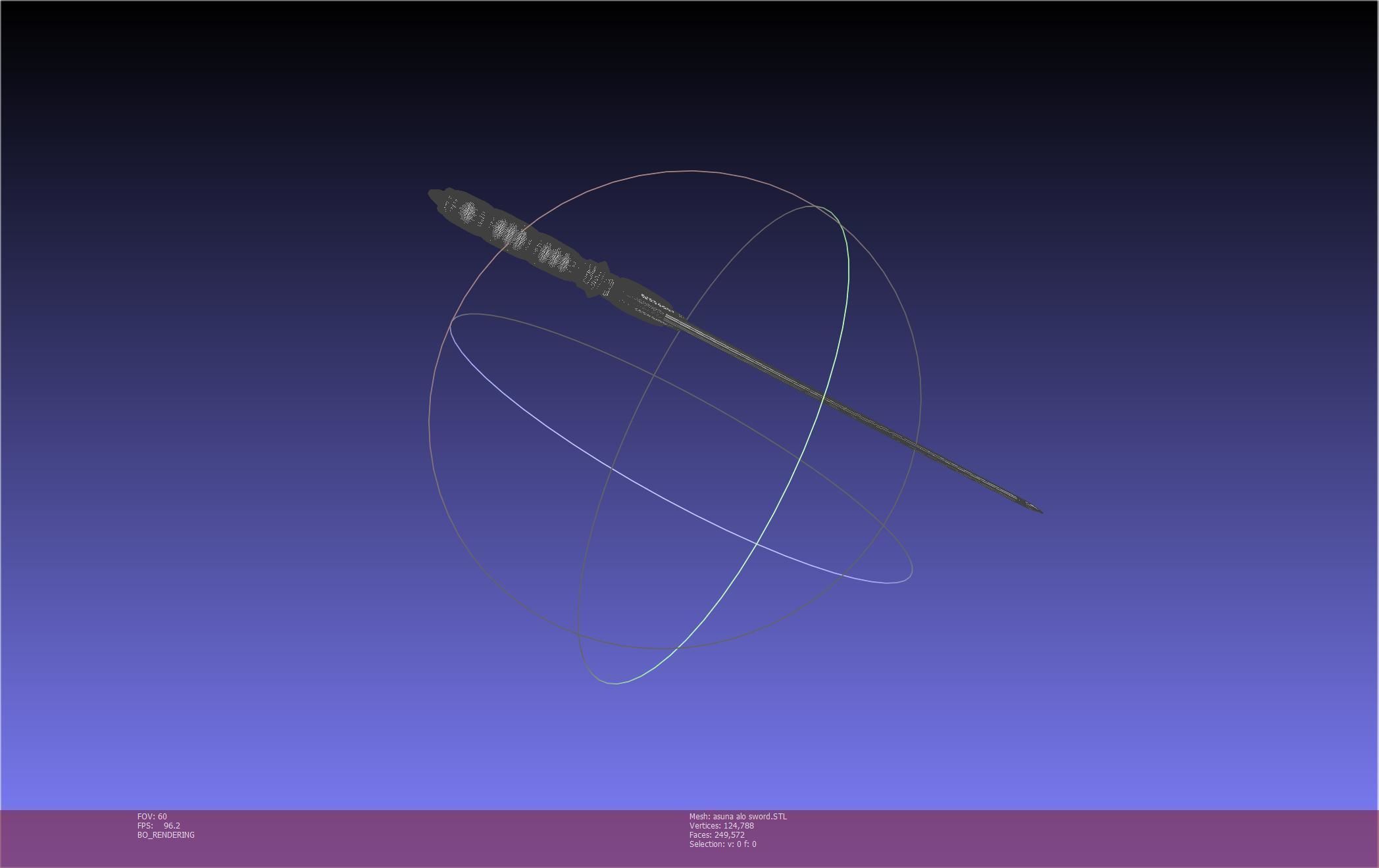 Sword Art Online Asuna ALO Sword Printable Assembly 3D print model_96