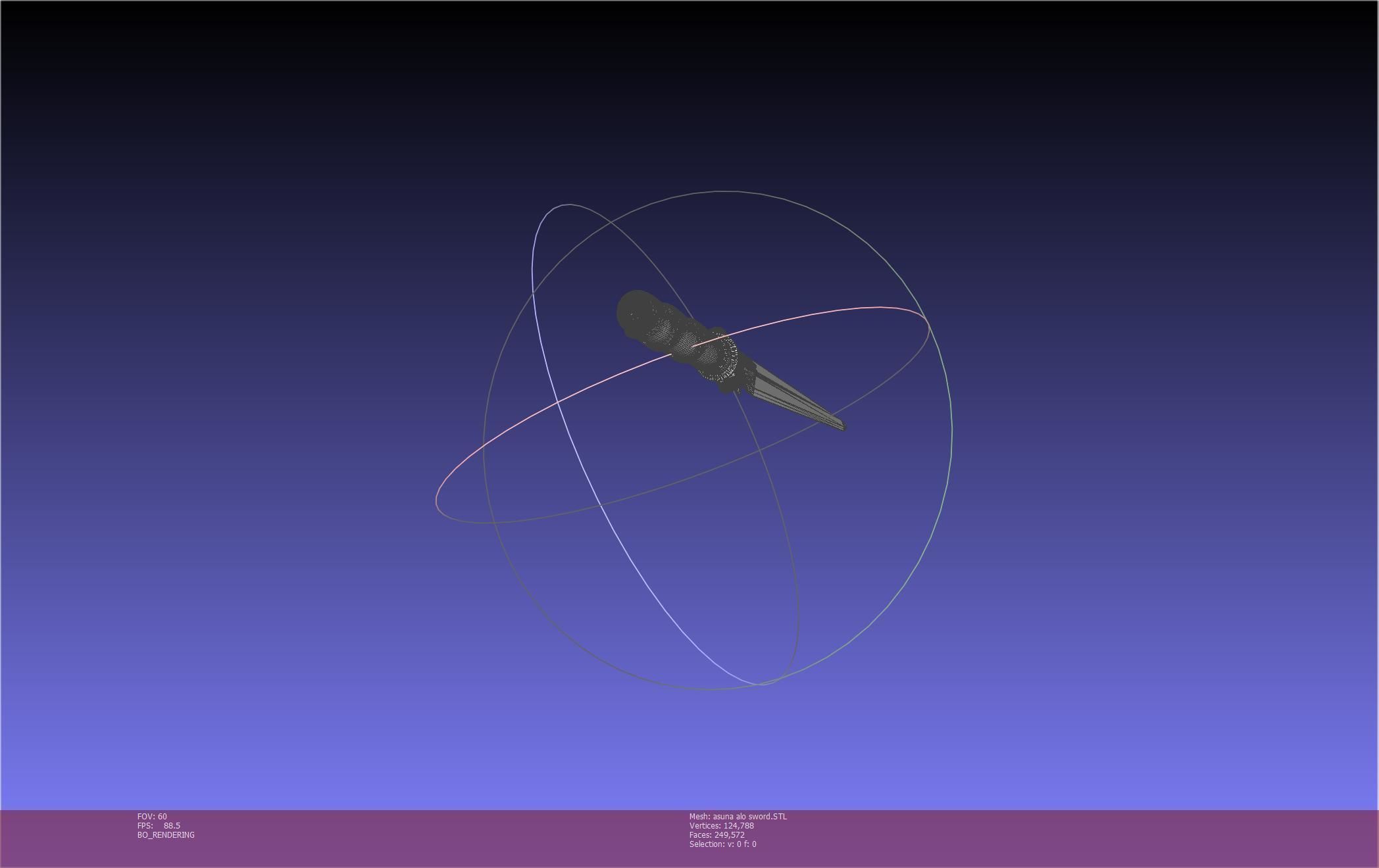 Sword Art Online Asuna ALO Sword Printable Assembly 3D print model_95