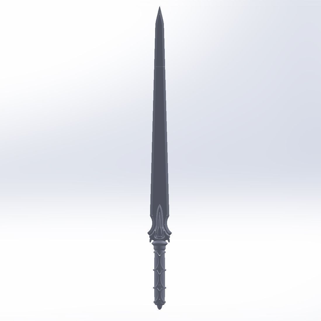 Sword Art Online Asuna ALO Sword Printable Assembly 3D print model_5