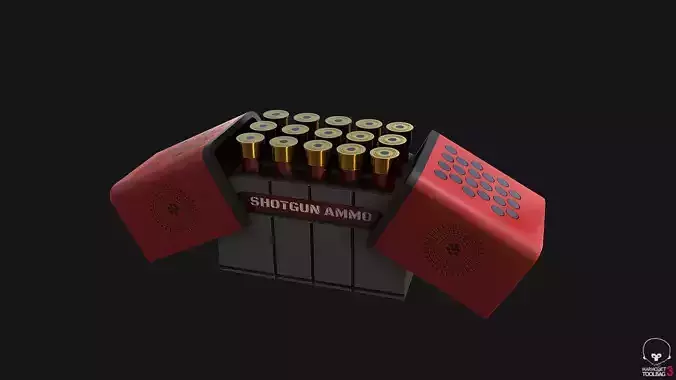 Shotgun Ammo PBR Game Ready