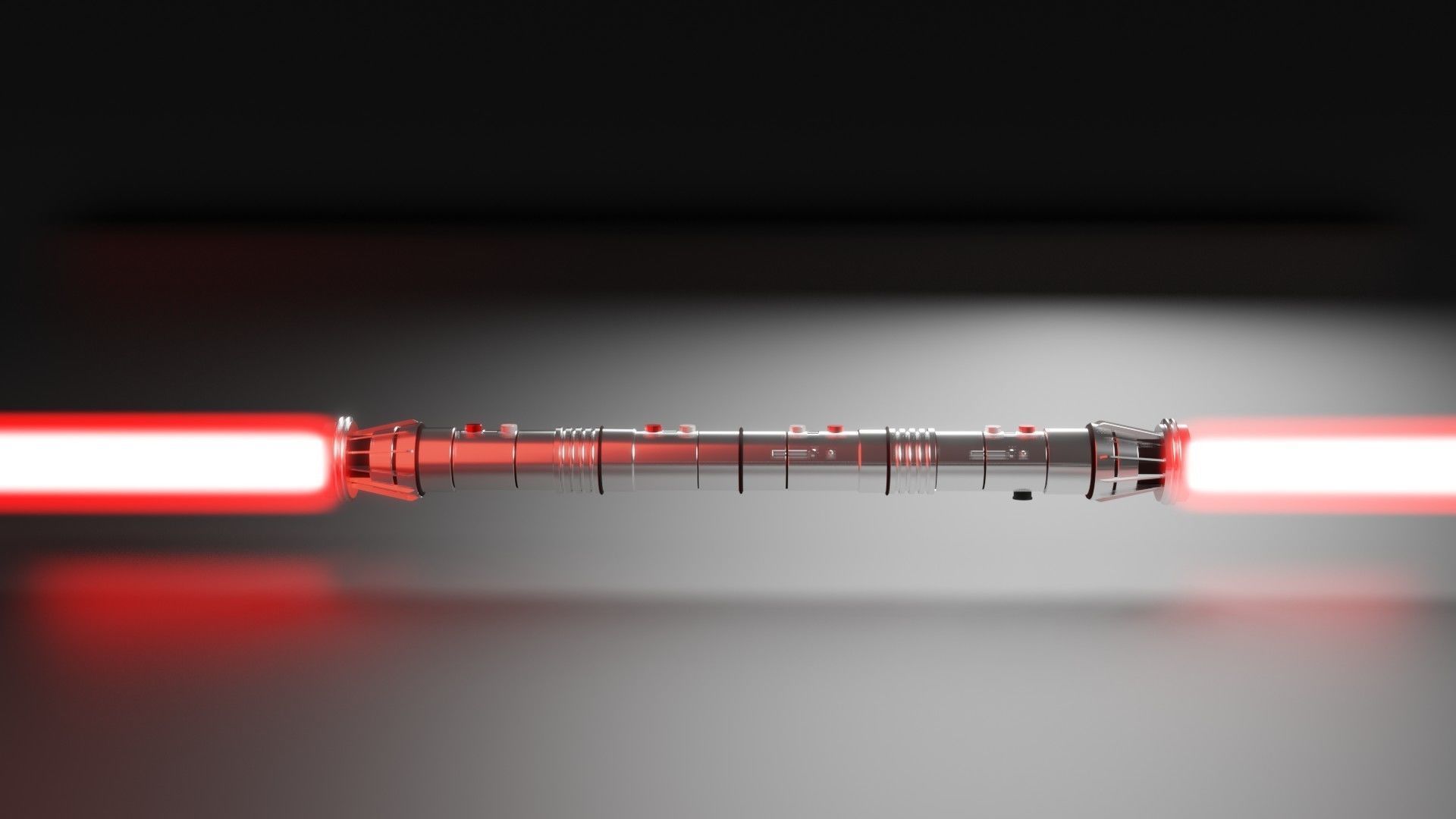 Darth Maul Lightsaber ---UPDATED VERSION--- Low-poly 3D model_2