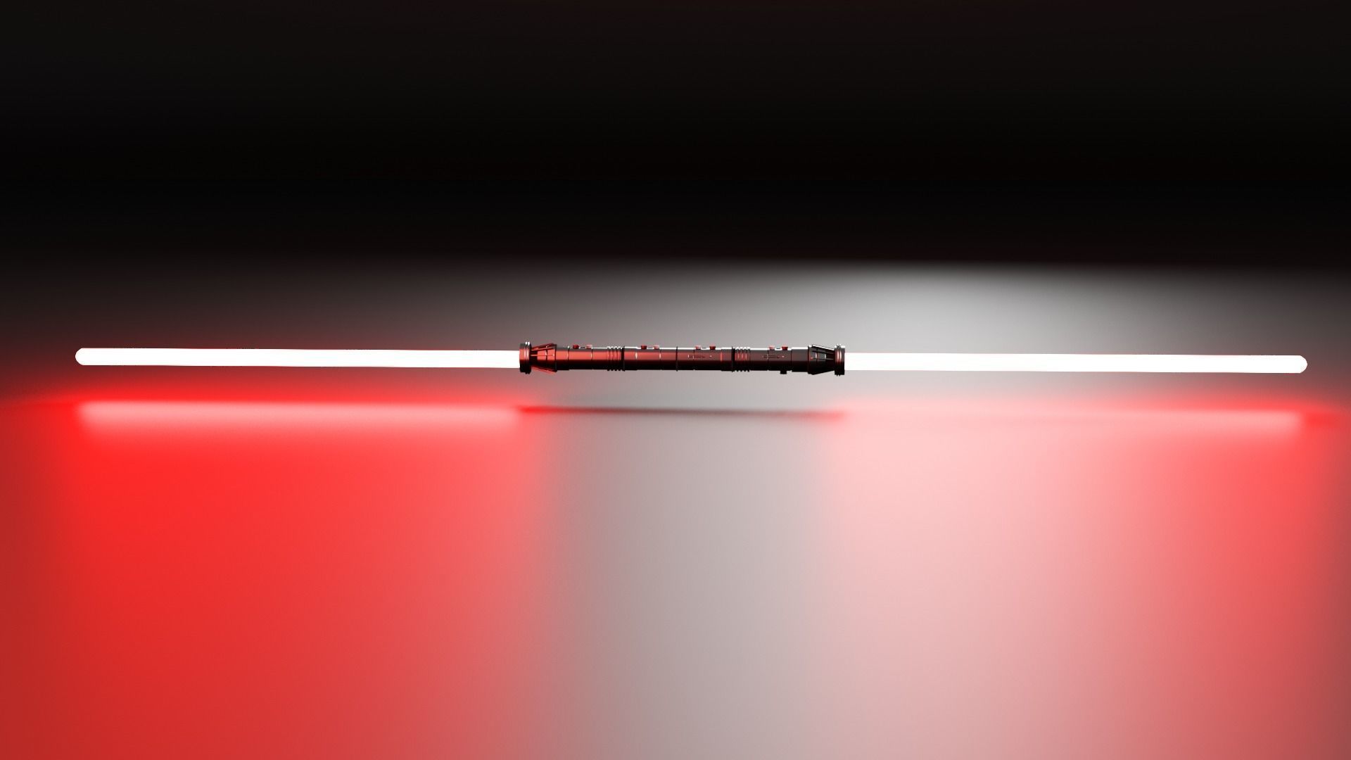 Darth Maul Lightsaber ---UPDATED VERSION--- Low-poly 3D model_3