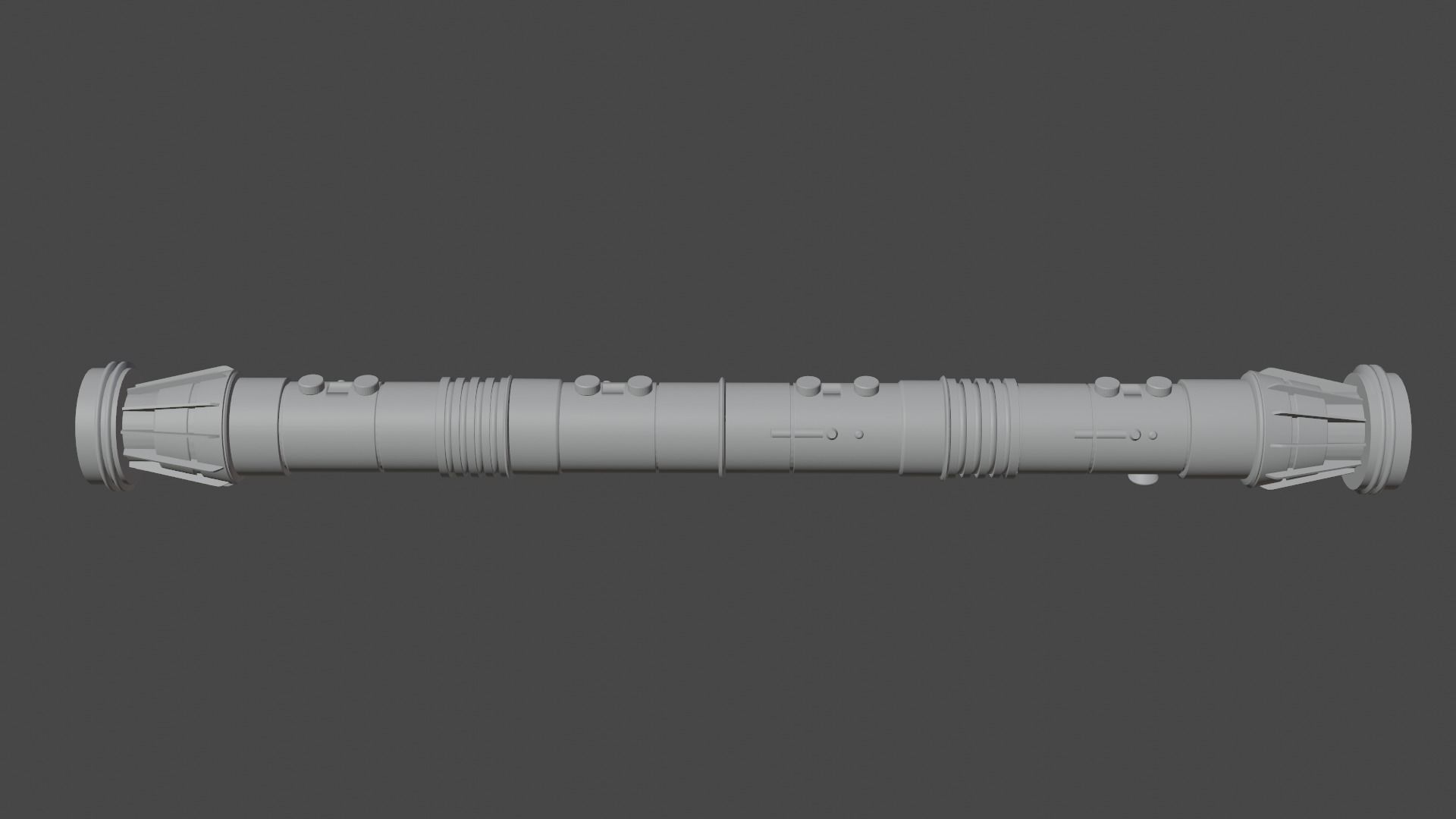 Darth Maul Lightsaber ---UPDATED VERSION--- Low-poly 3D model_5