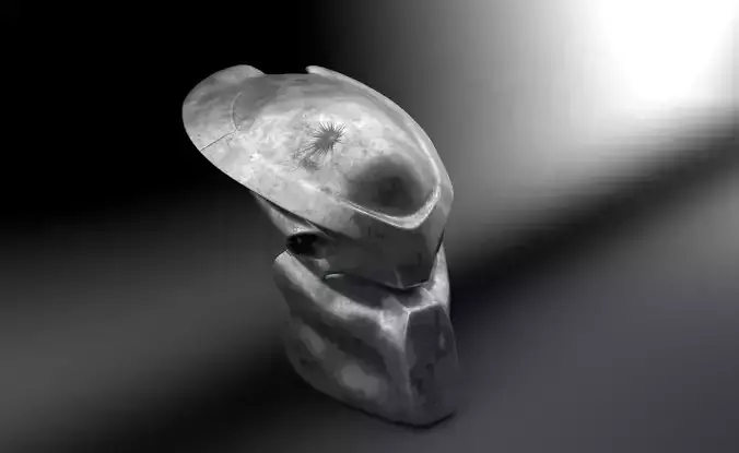 Predator Mask 1987  with interior design 3D print model