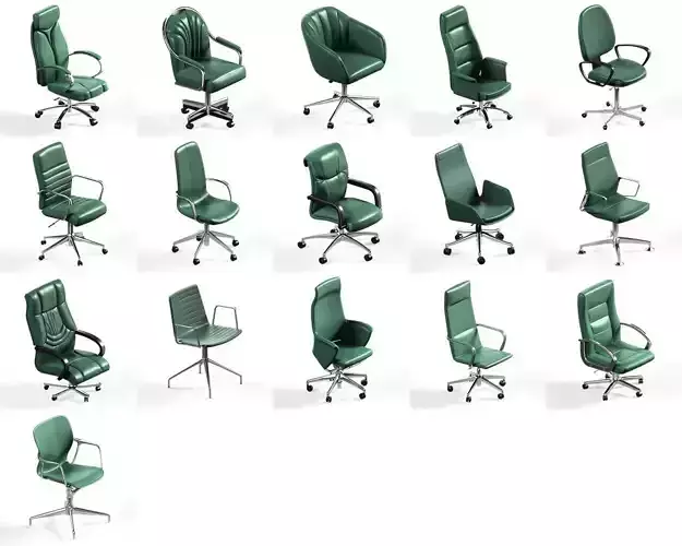 16 office chair pack collection