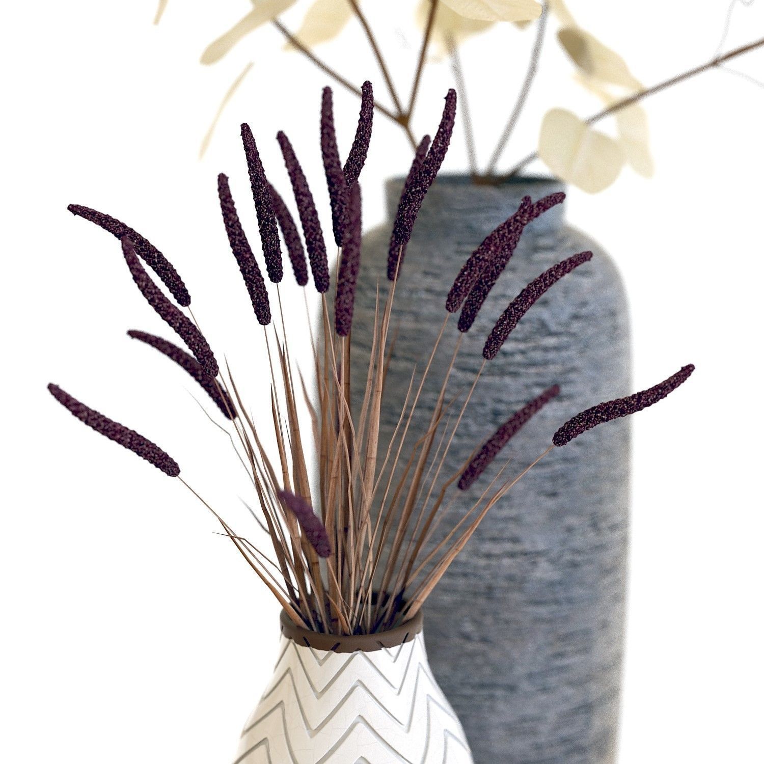 Crate and Barrel Adra and Timber Vases 3D model_1