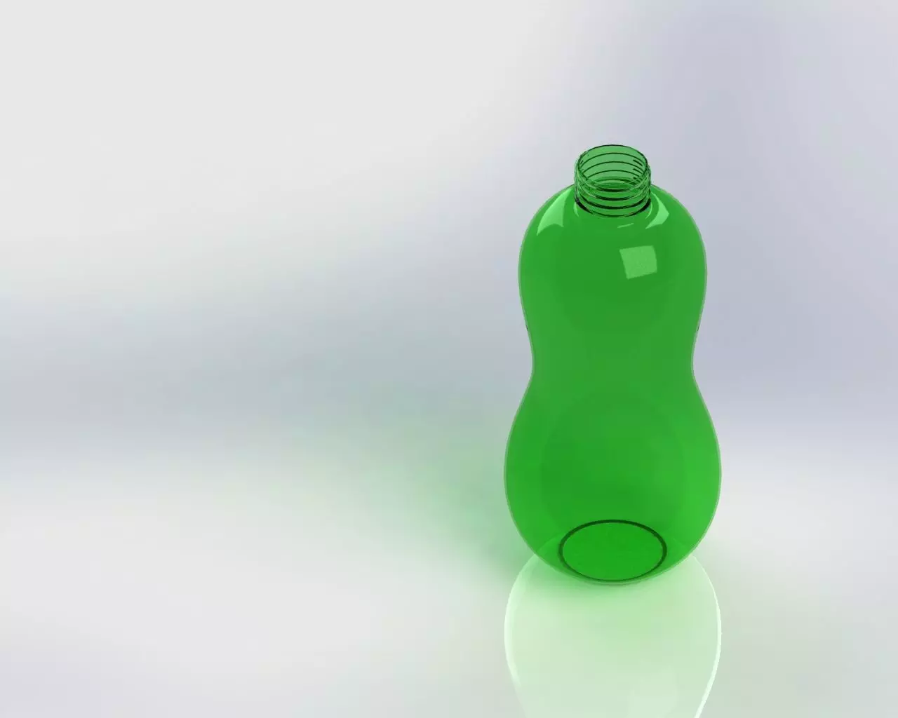 Plastic Bottle 3D model_0