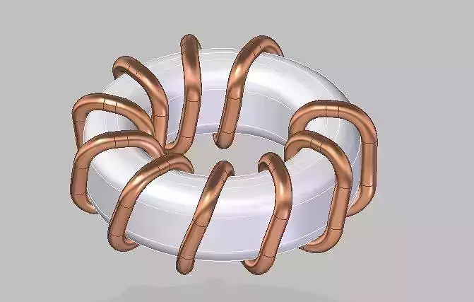 Toroid copper coil