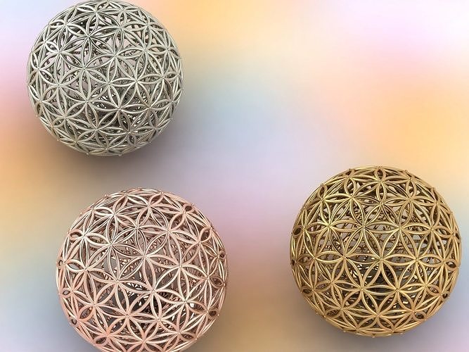 flower of life 32 mm 3D print model