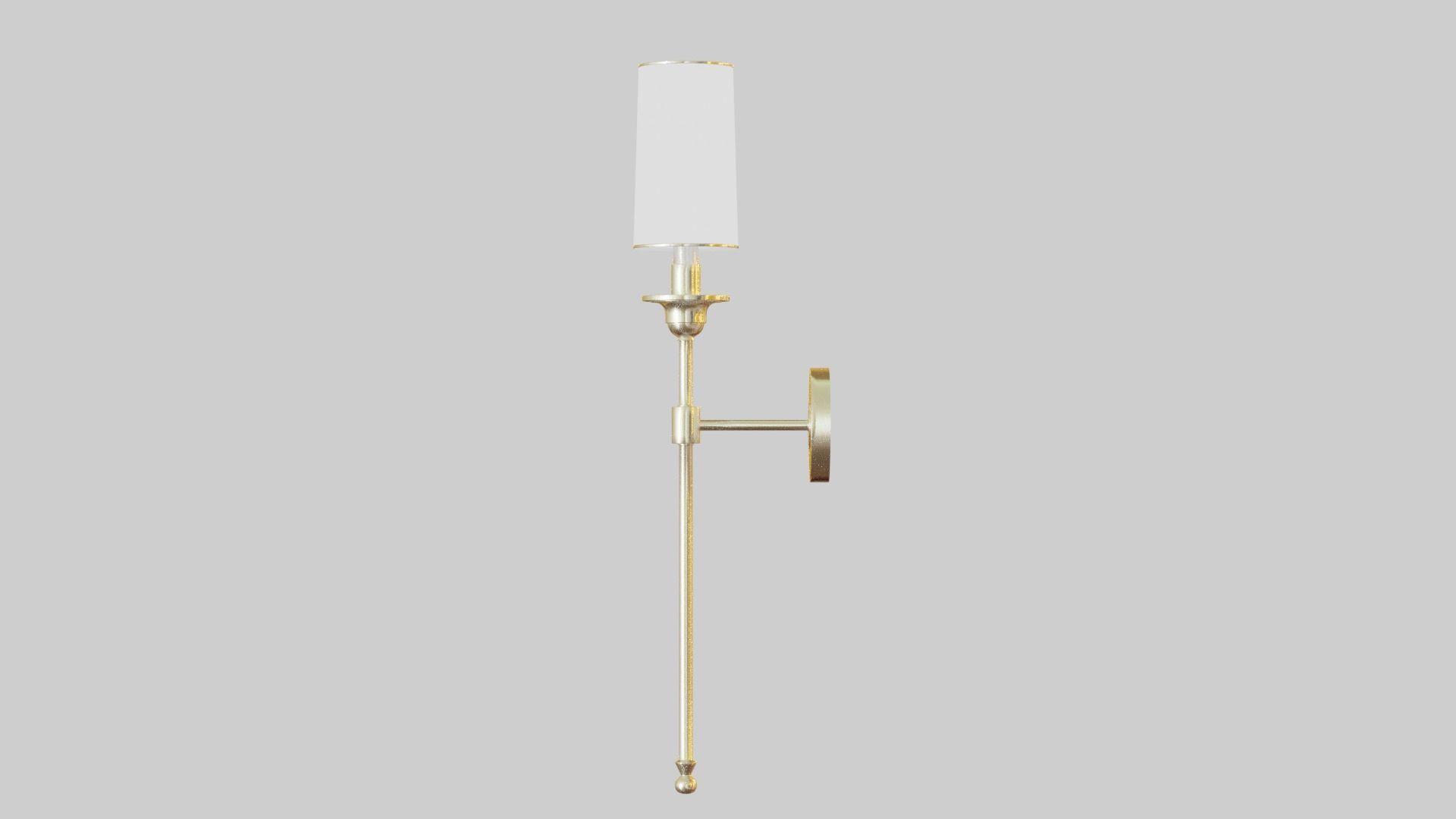 Interior light Low-poly 3D model_2