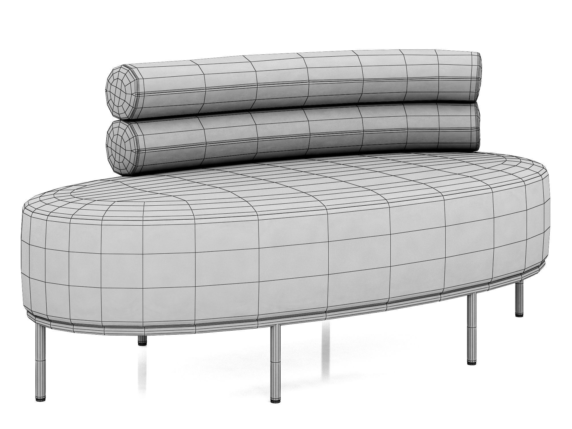 Inmyroom To4rooms bench 3D model_8