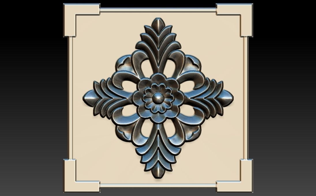 35 piece flower set 3D STL Model for CNC Router 3D print model_3