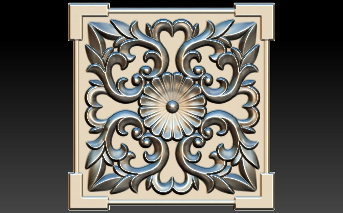 35 piece flower set 3D STL Model for CNC Router 3D print model_2