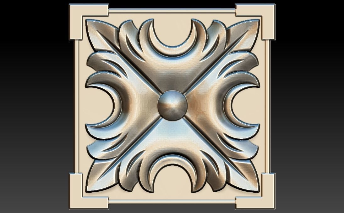 35 piece flower set 3D STL Model for CNC Router 3D print model_32