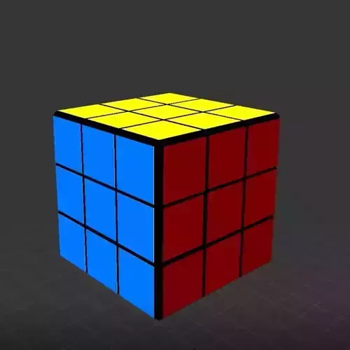 Rubix cube 3D model