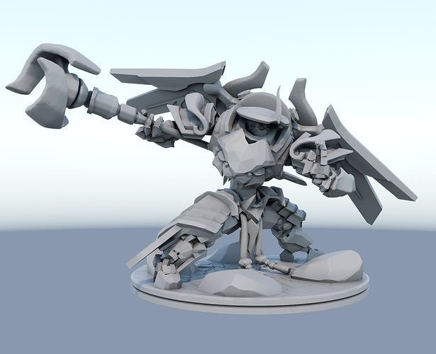 Mecha Kingdoms Jax Skin print 3d lol League of Legends 3D print model