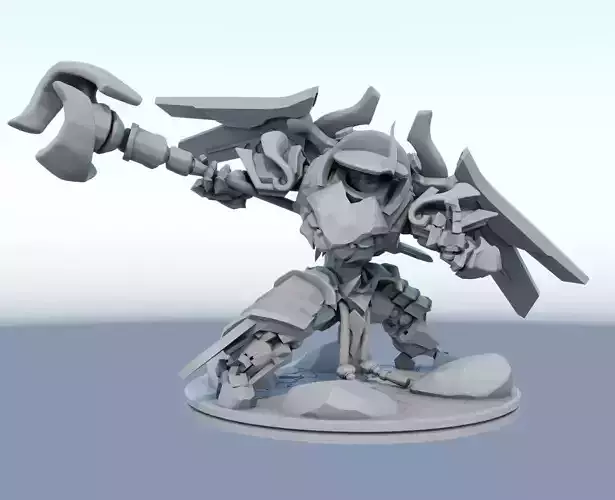 Mecha Kingdoms Jax Skin print 3d lol League of Legends 3D print model