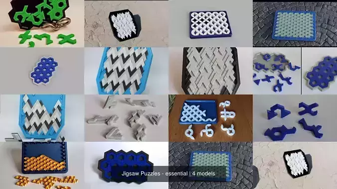 Jigsaw Puzzles - essential 3D Model Collection