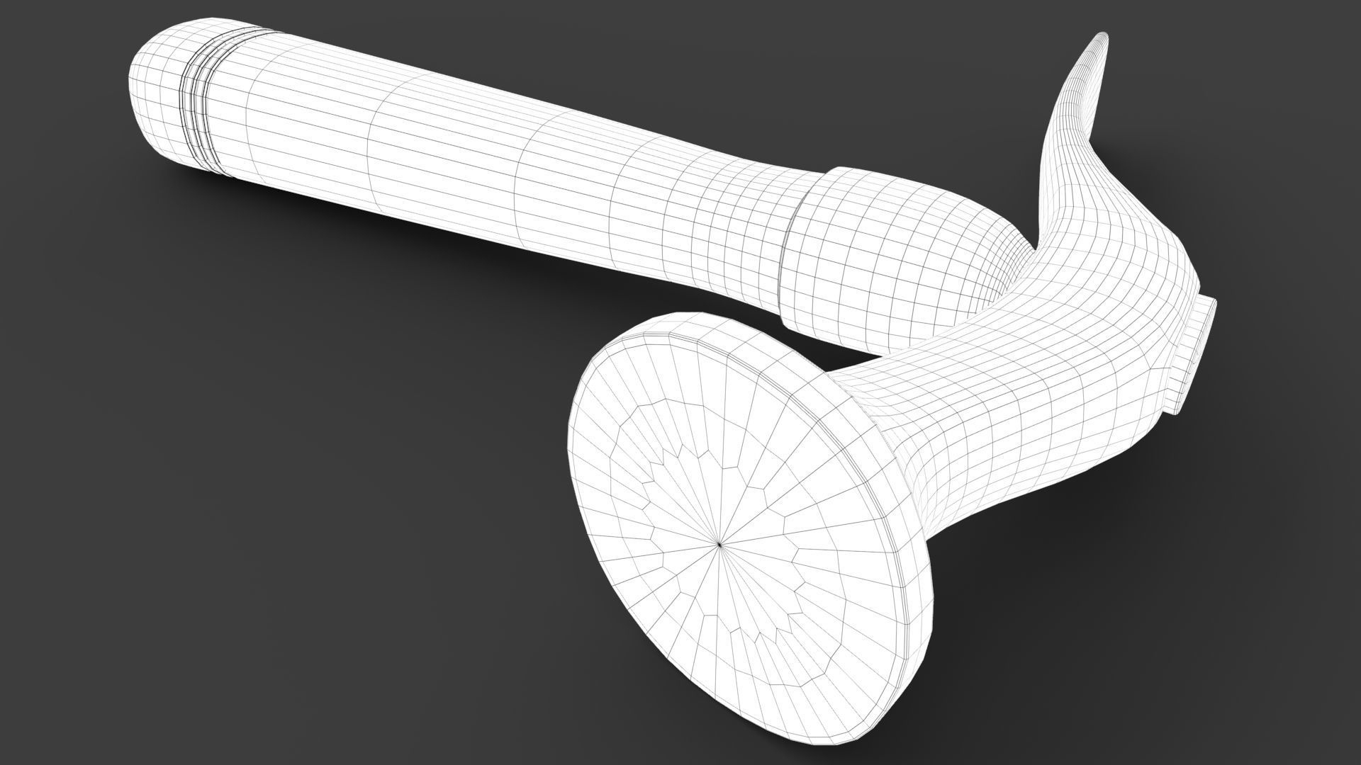 Shoe Hammer Low-poly 3D model_8
