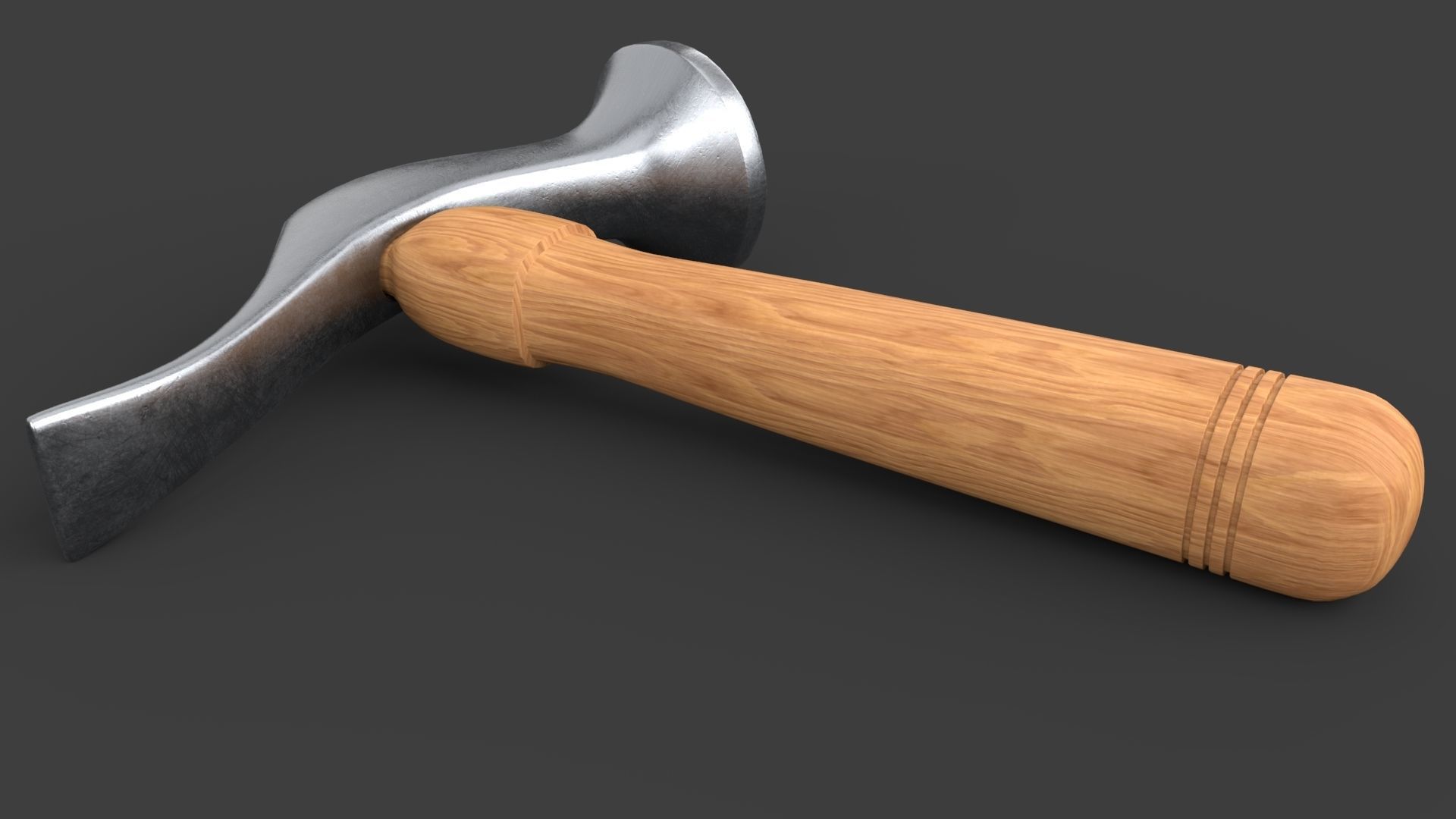Shoe Hammer Low-poly 3D model_33