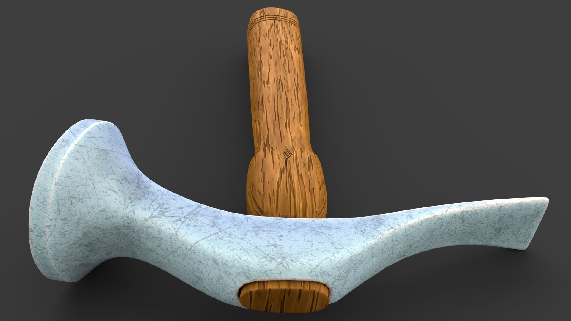 Shoe Hammer Low-poly 3D model_42
