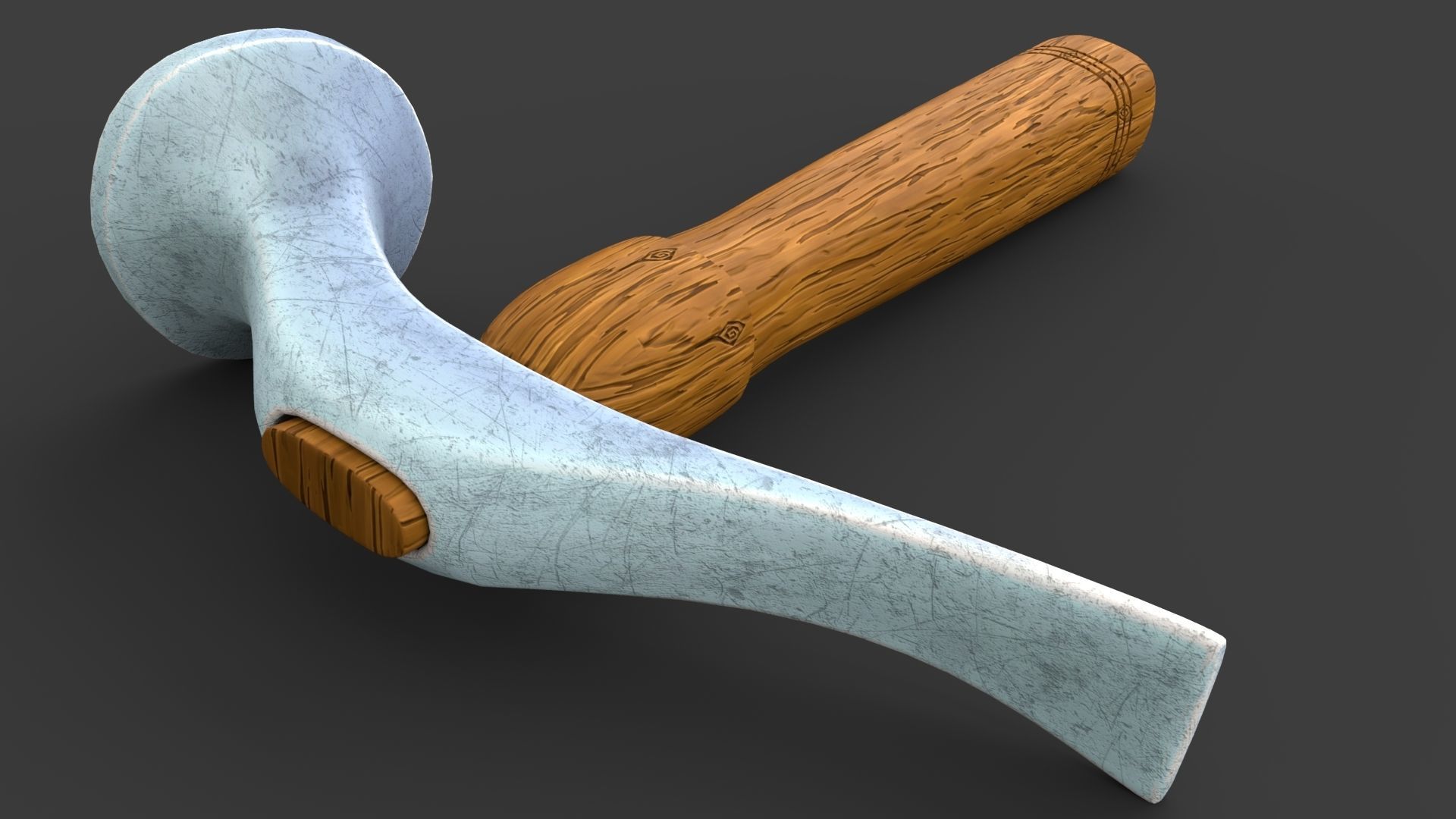 Shoe Hammer Low-poly 3D model_43
