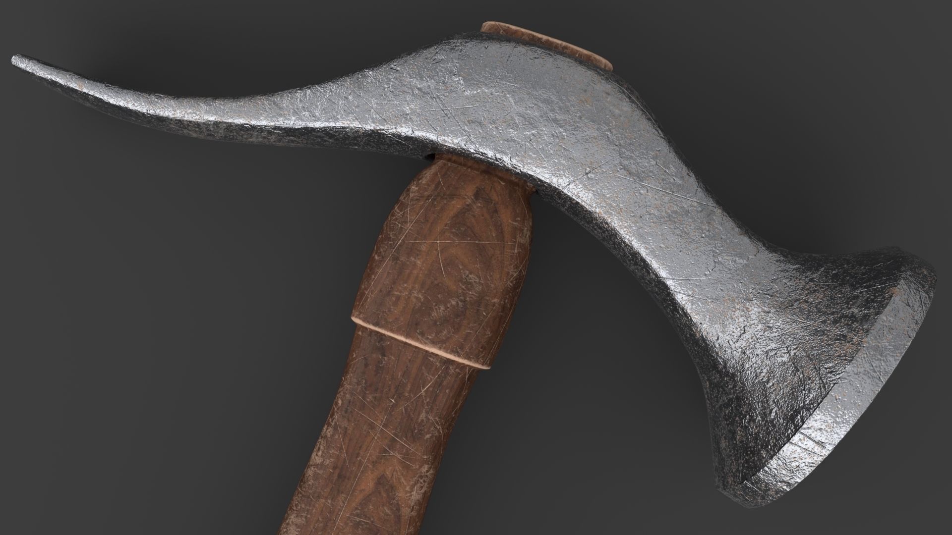 Shoe Hammer Low-poly 3D model_23