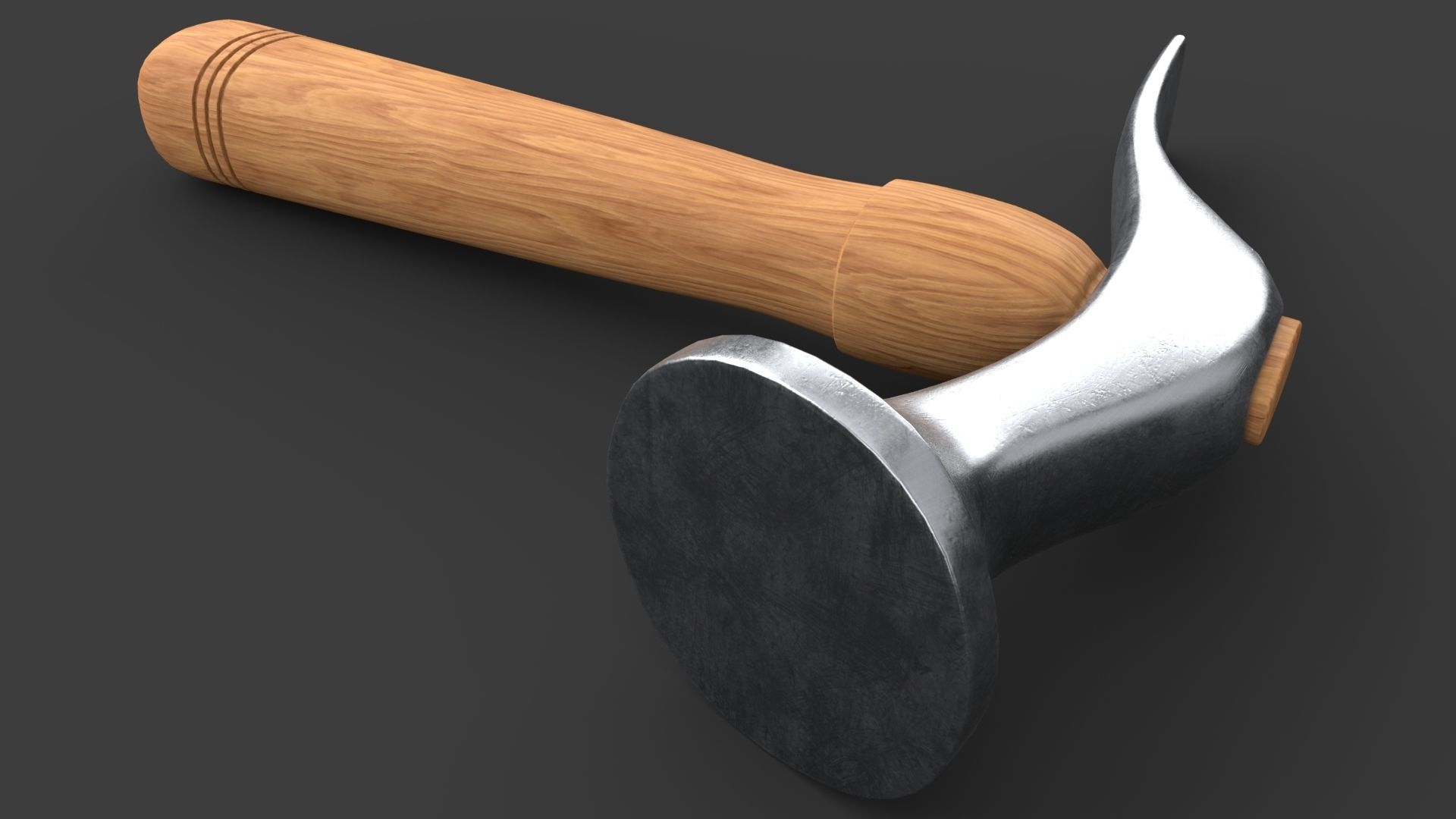 Shoe Hammer Low-poly 3D model_29