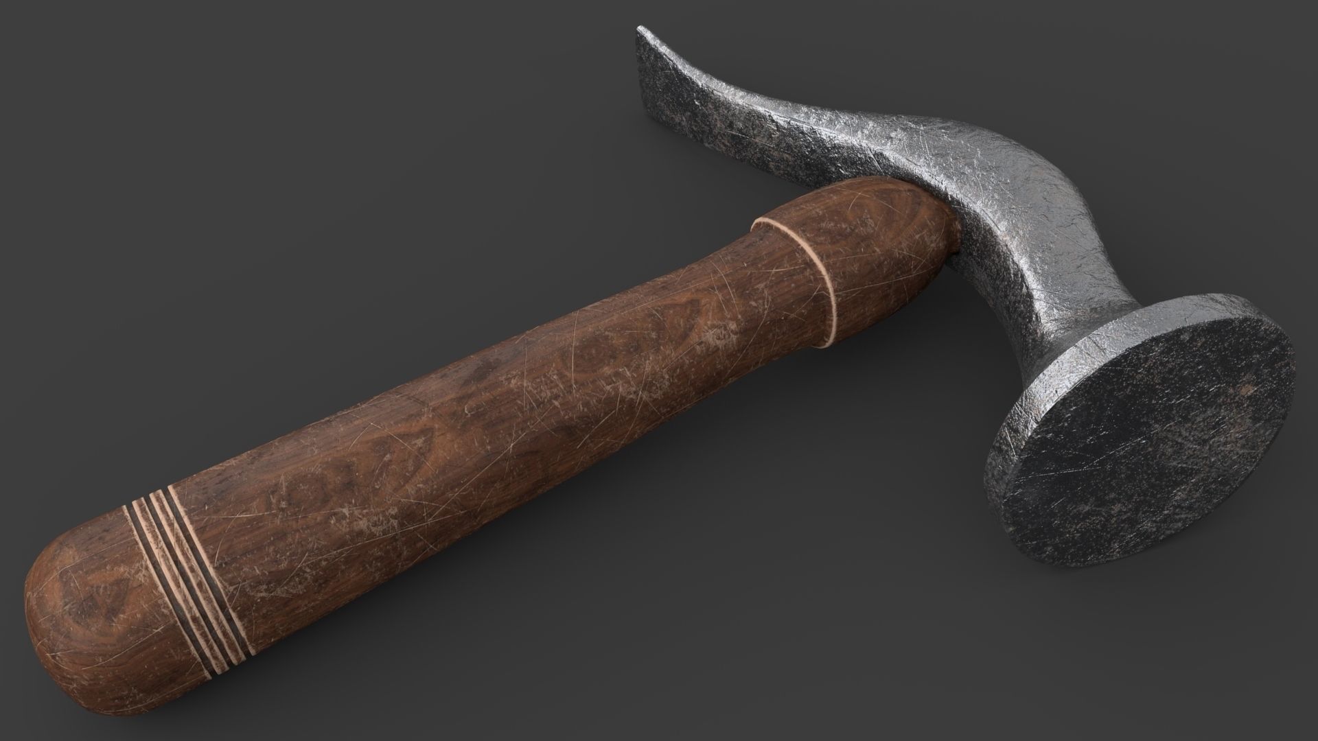 Shoe Hammer Low-poly 3D model_3