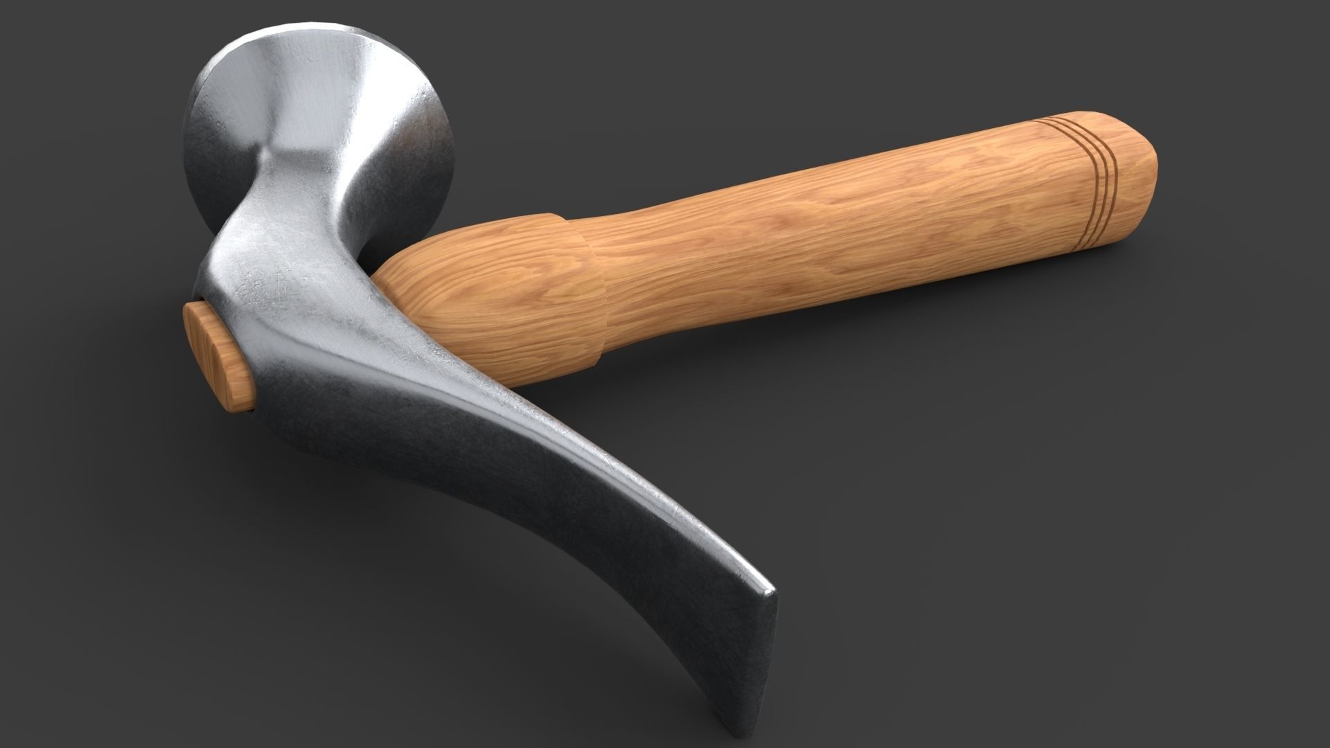 Shoe Hammer Low-poly 3D model_32