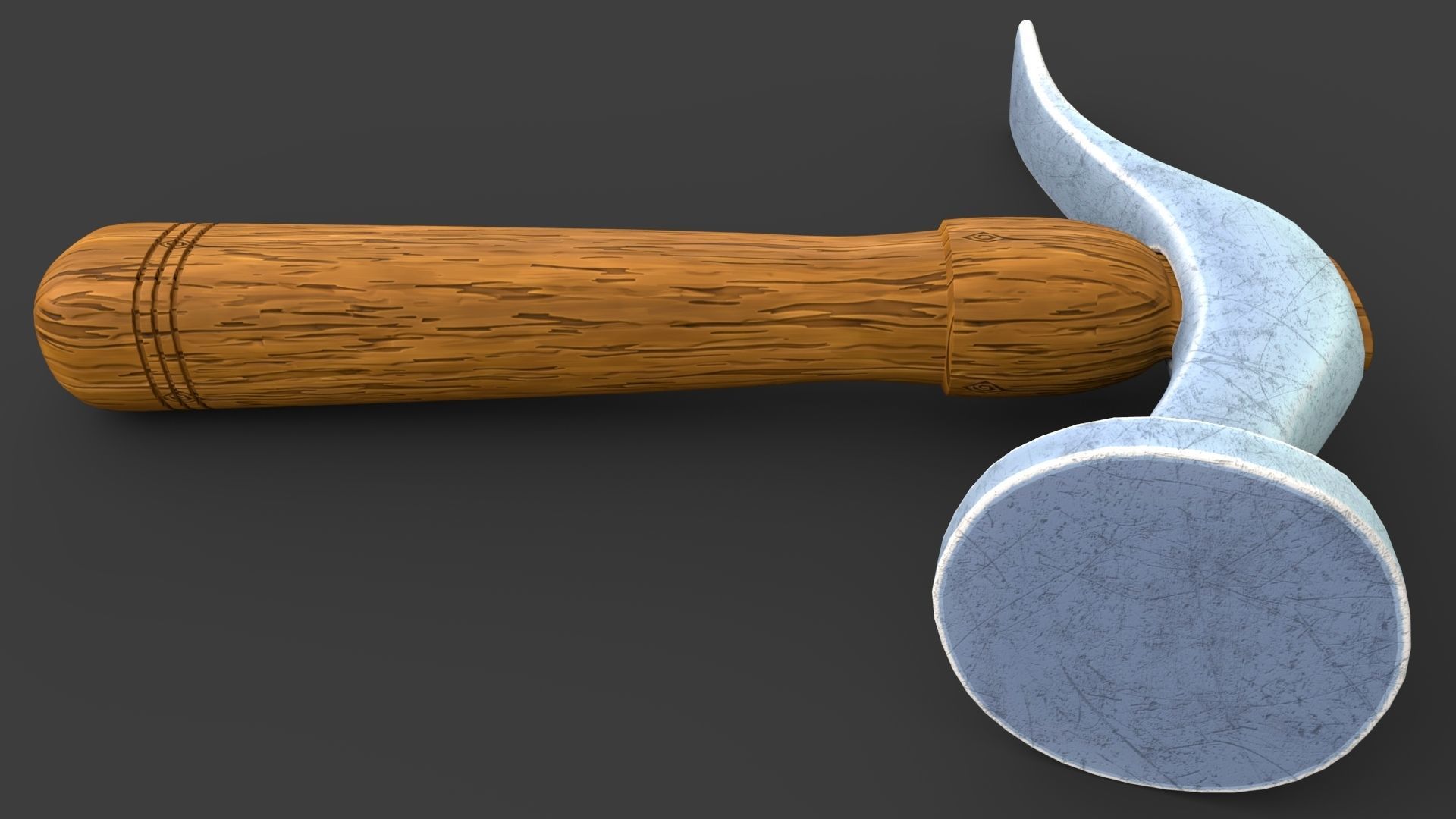 Shoe Hammer Low-poly 3D model_40