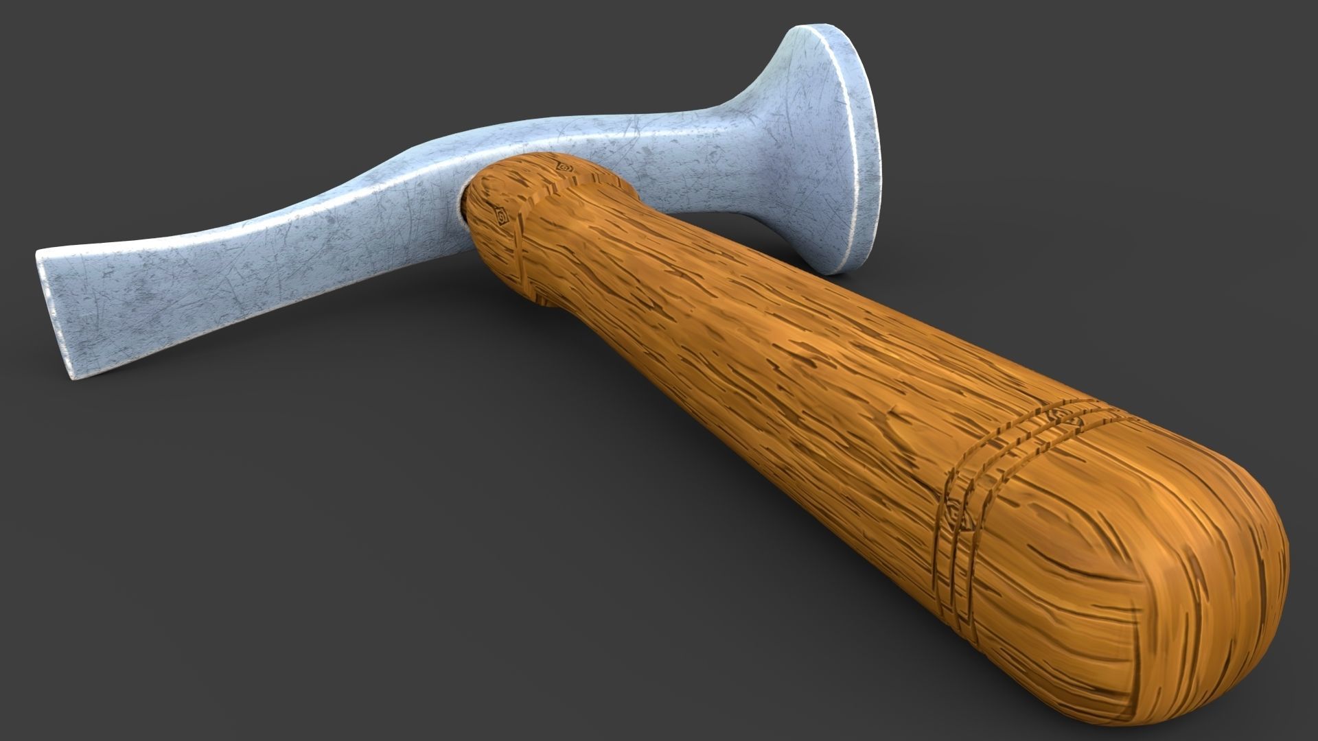 Shoe Hammer Low-poly 3D model_46
