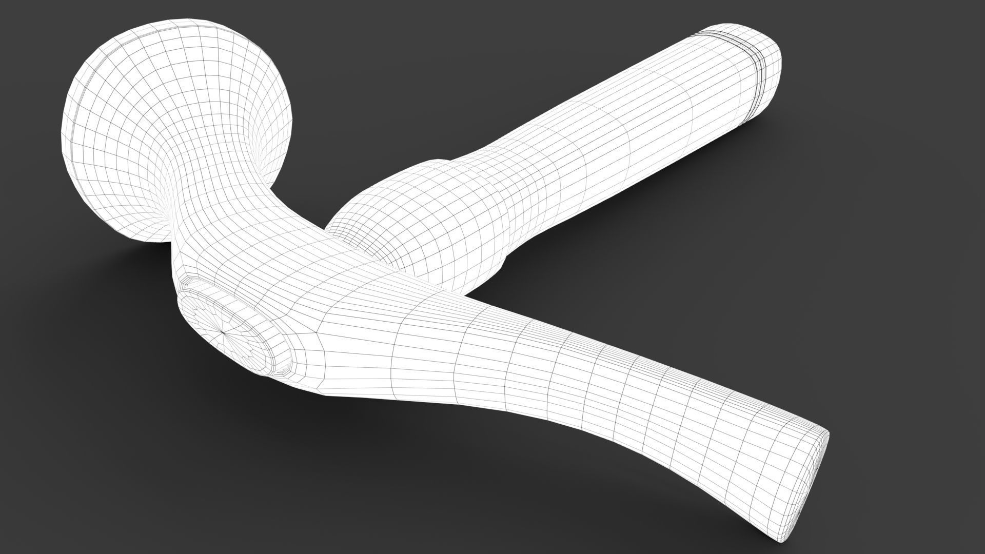 Shoe Hammer Low-poly 3D model_12