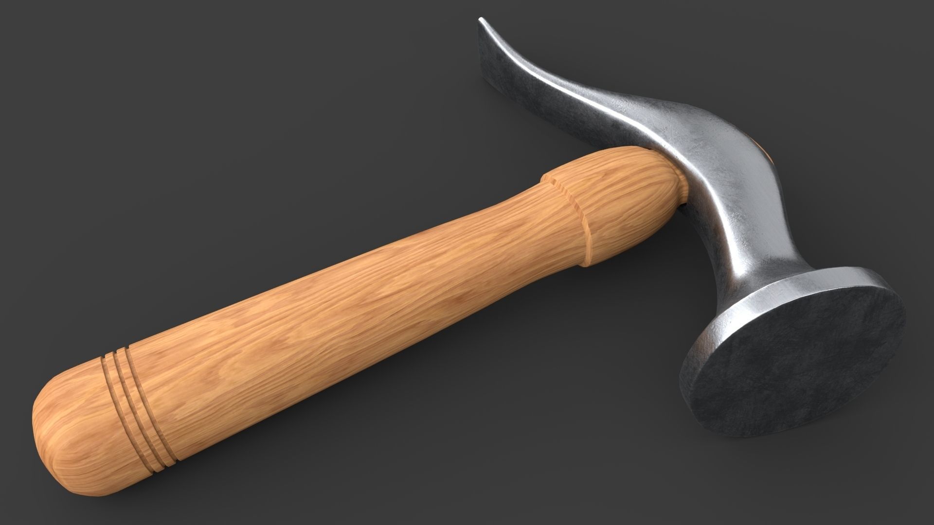 Shoe Hammer Low-poly 3D model_27