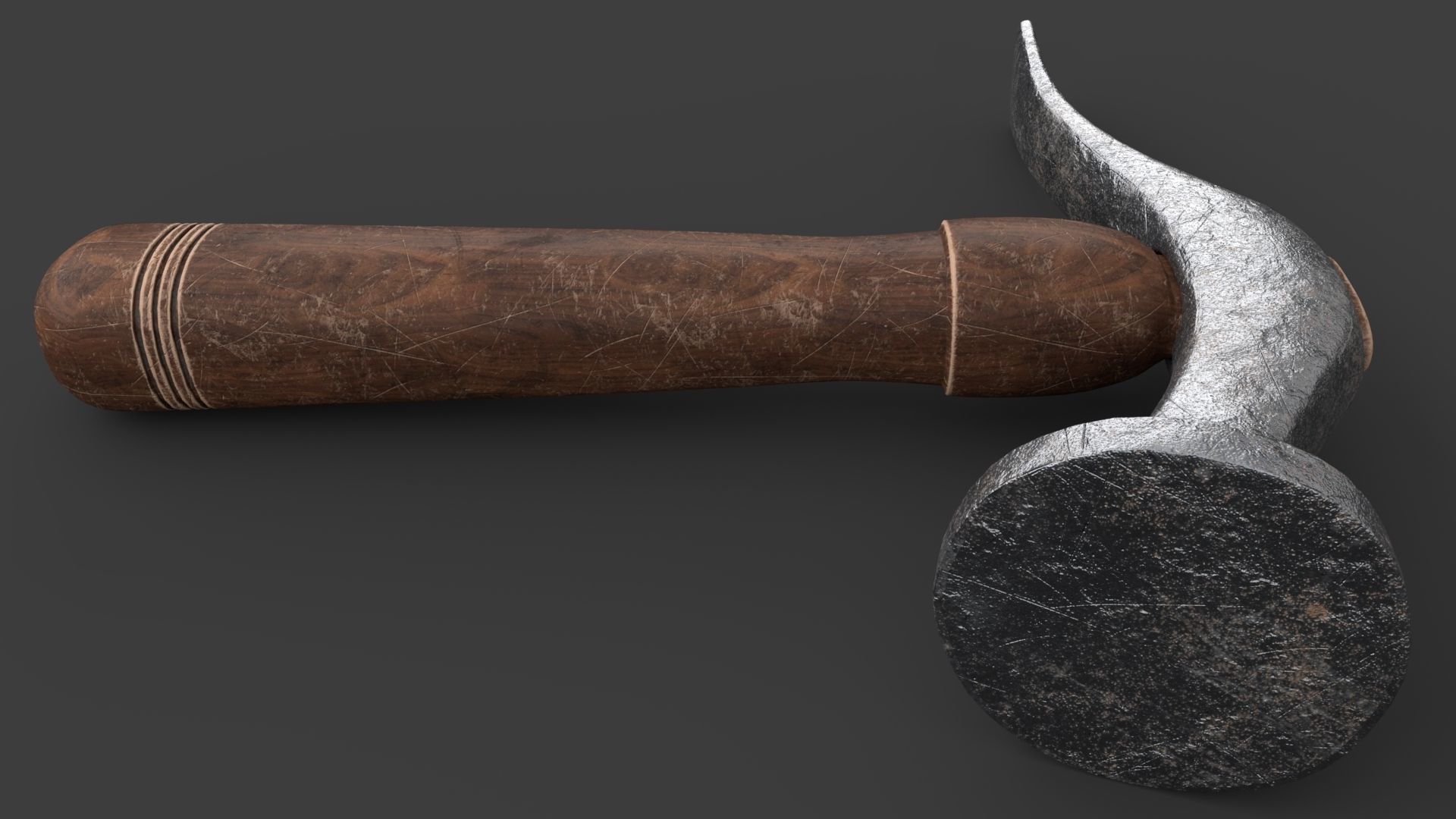 Shoe Hammer Low-poly 3D model_5