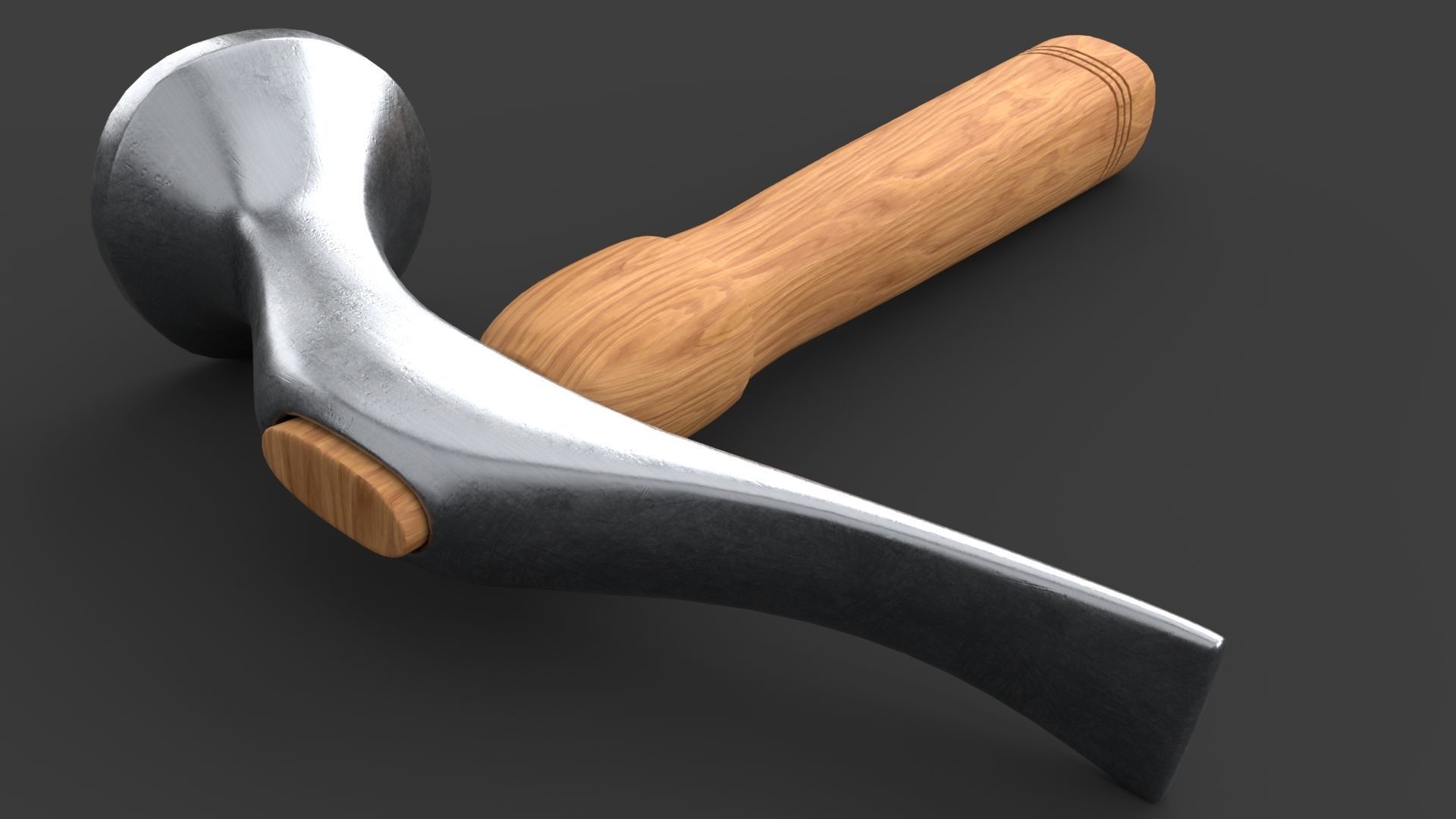 Shoe Hammer Low-poly 3D model_31