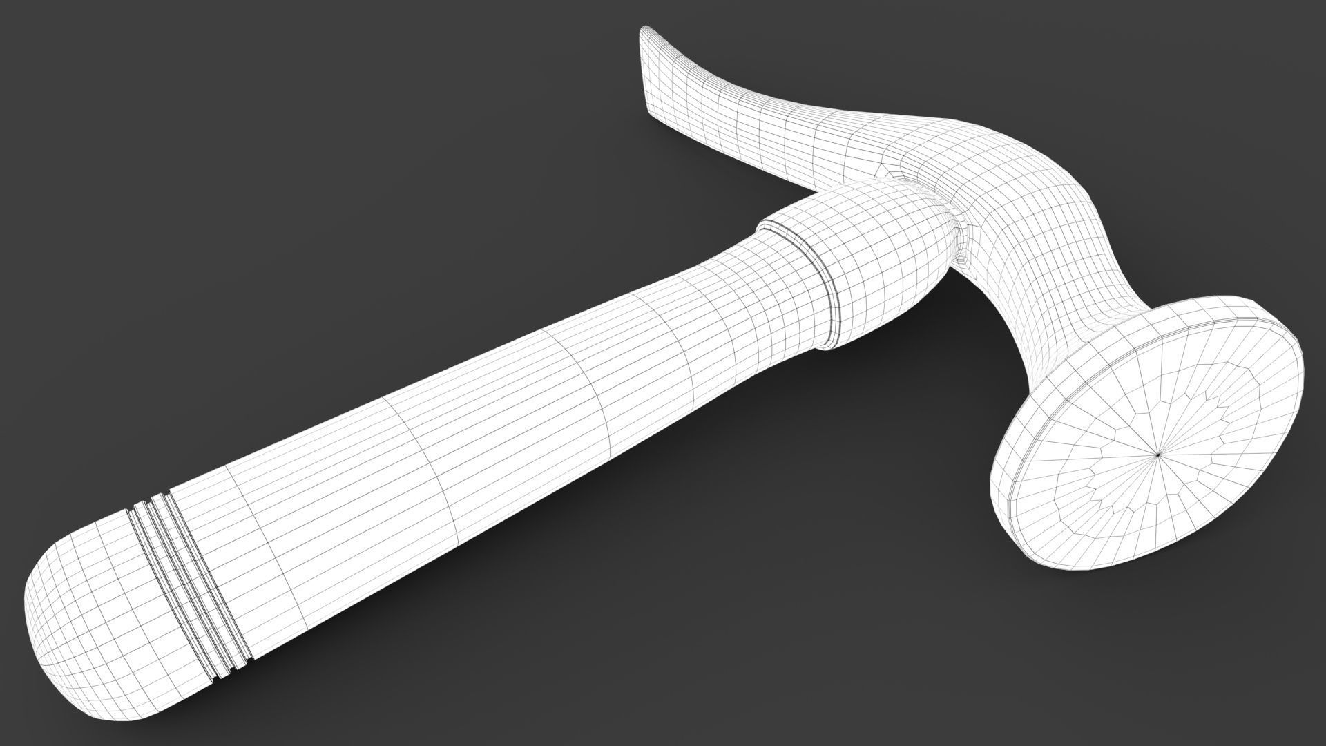 Shoe Hammer Low-poly 3D model_4