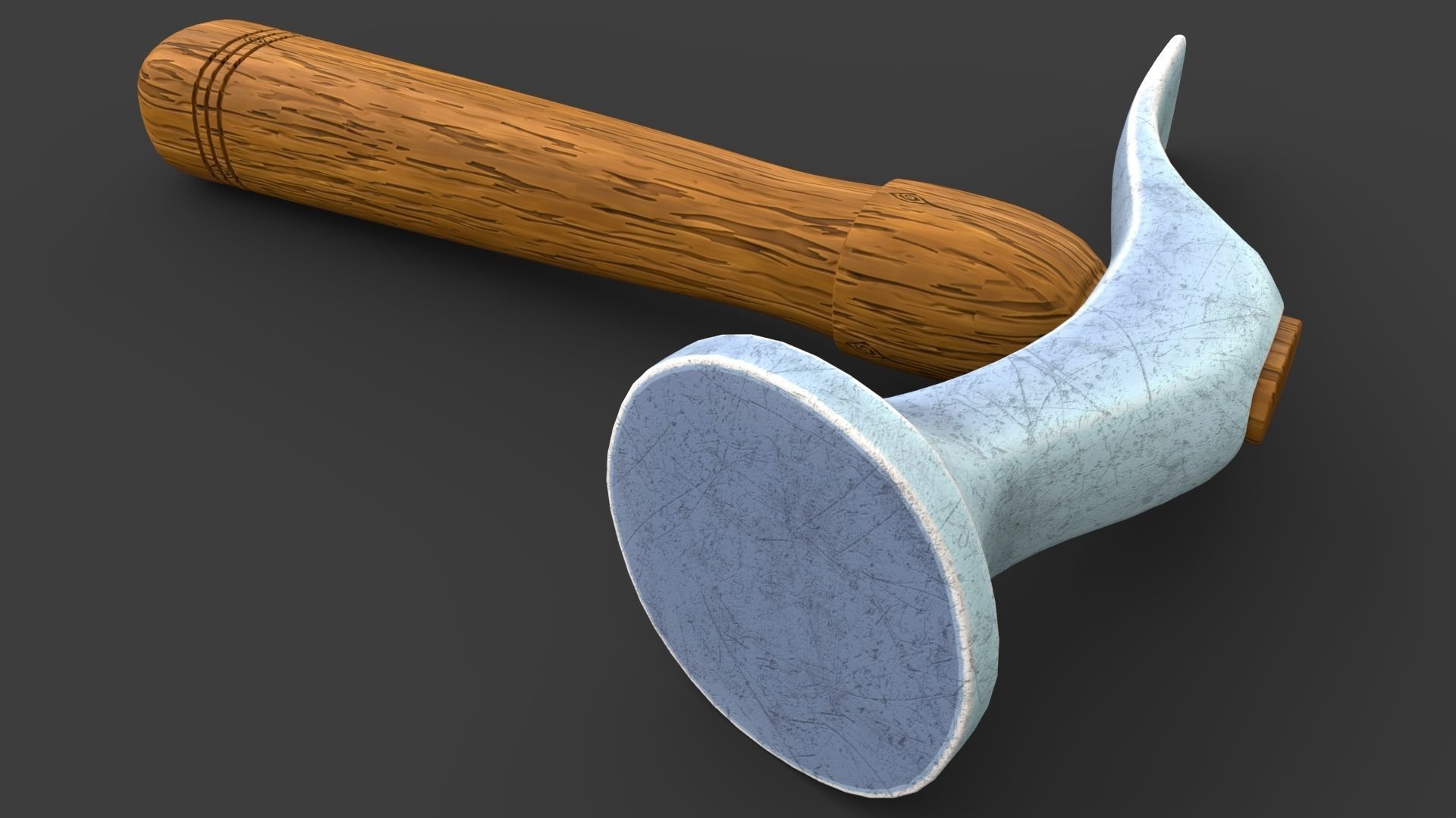 Shoe Hammer Low-poly 3D model_41