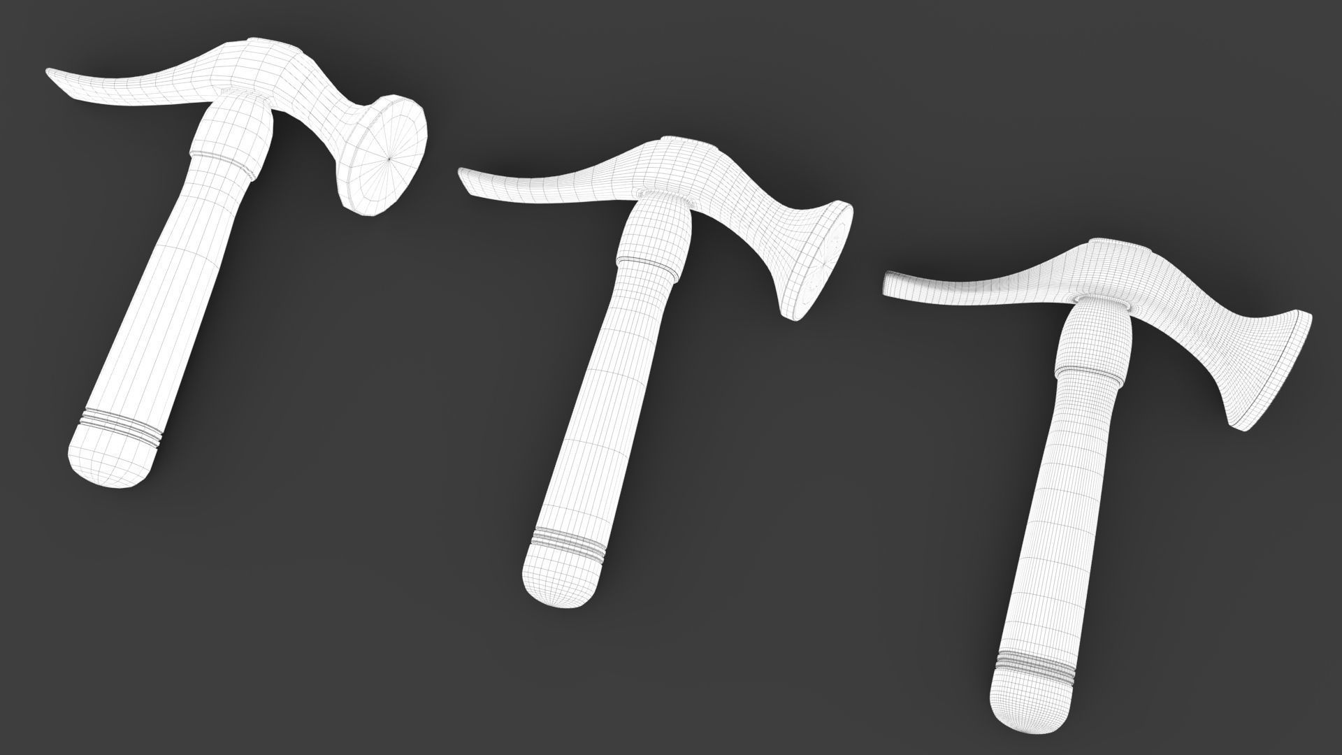 Shoe Hammer Low-poly 3D model_2