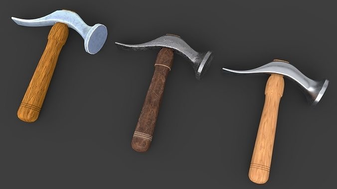 Shoe Hammer Low-poly 3D model