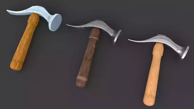 Shoe Hammer Low-poly 3D model
