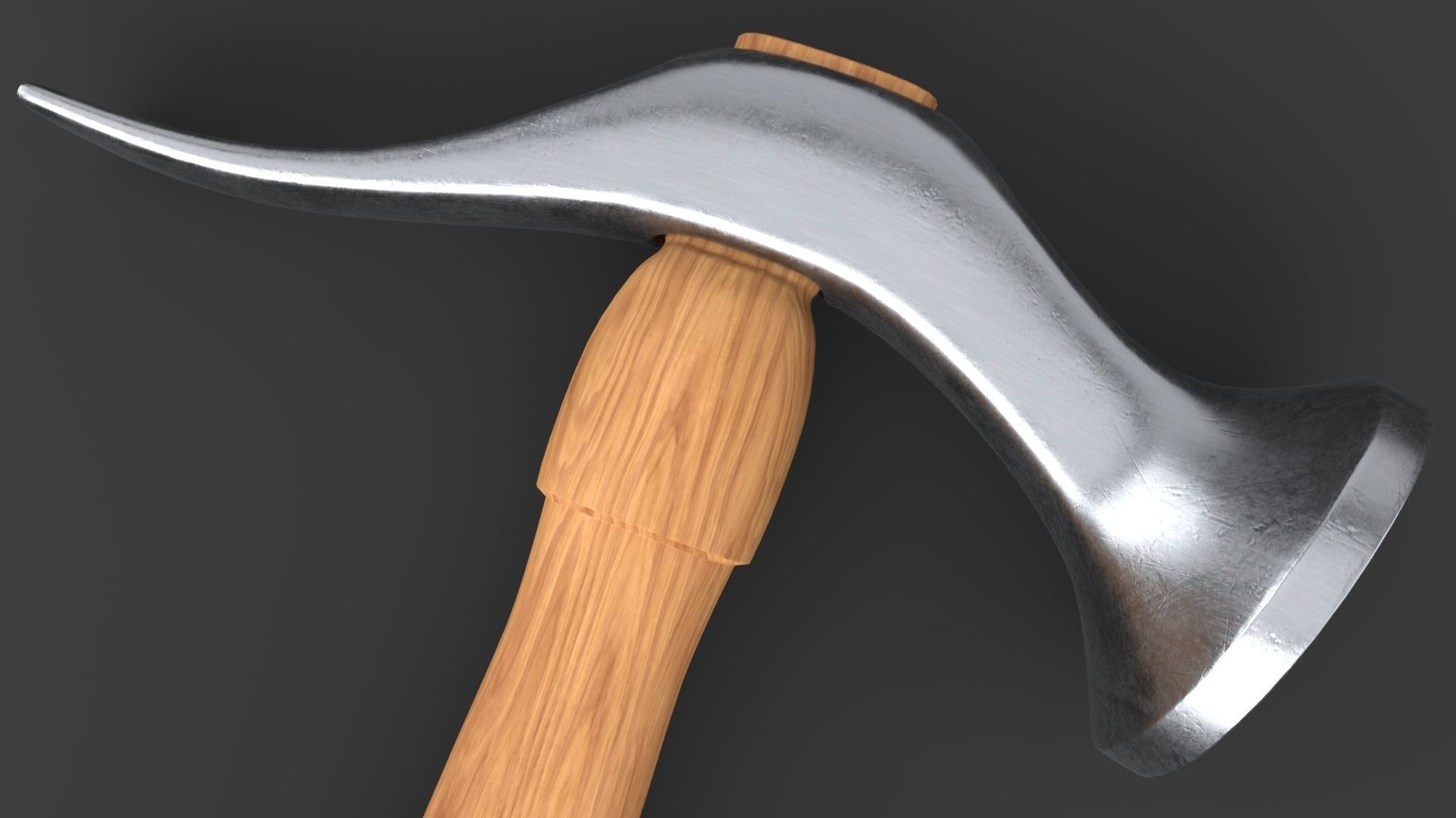 Shoe Hammer Low-poly 3D model_37