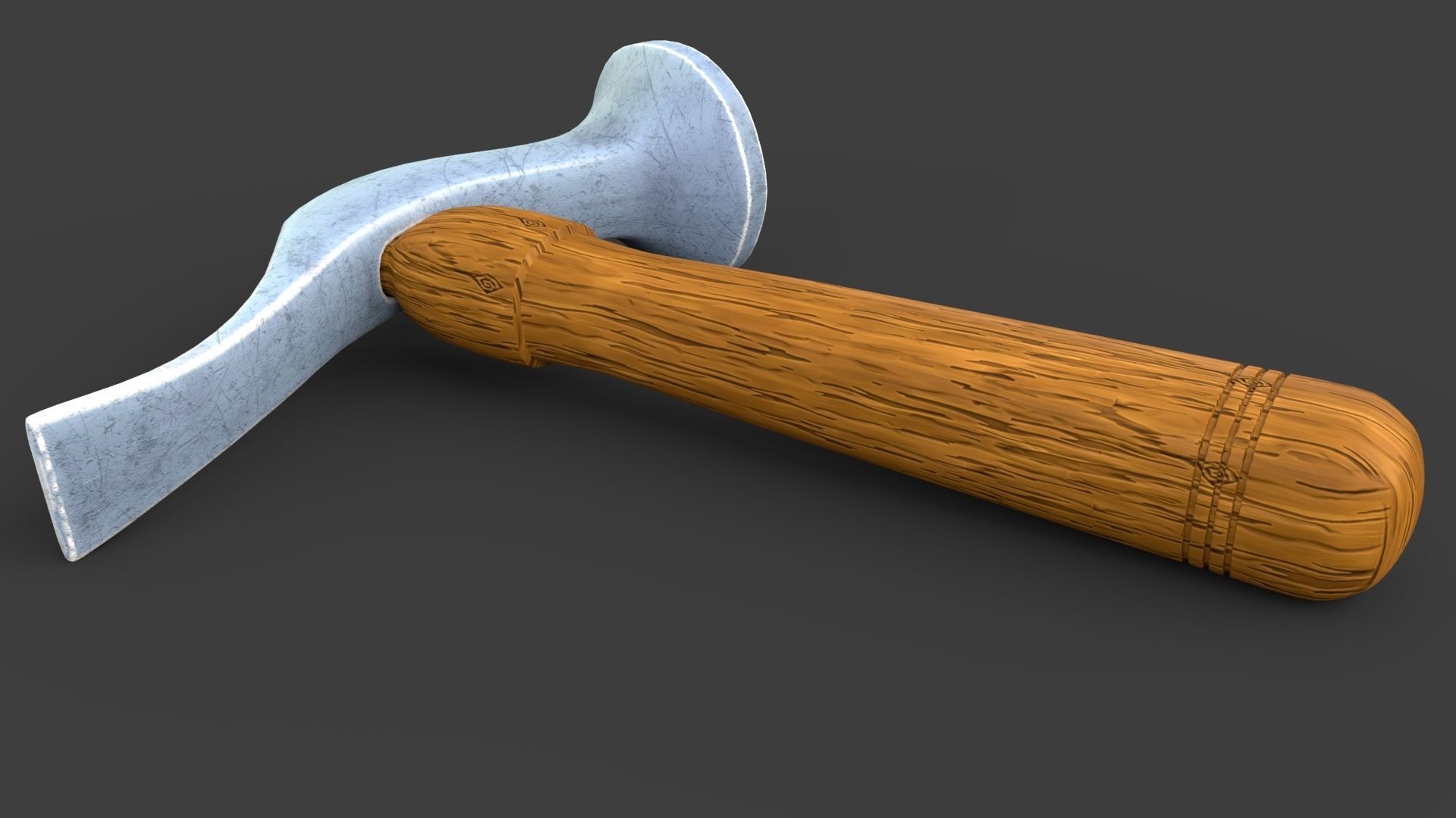 Shoe Hammer Low-poly 3D model_45