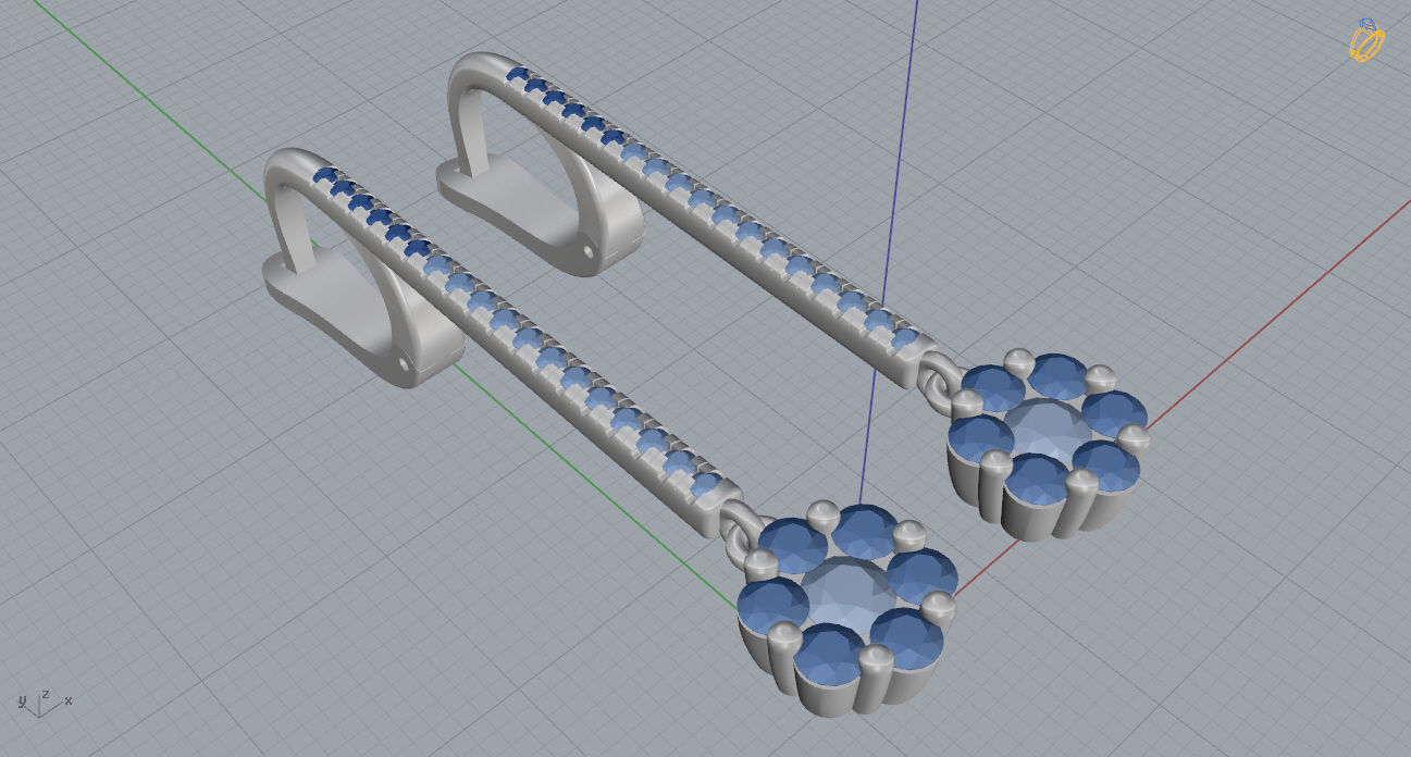 Earrings 11 3D print model_7