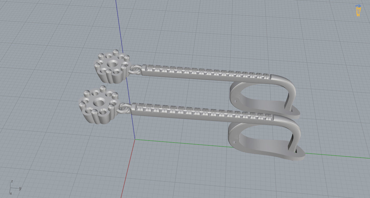 Earrings 11 3D print model_8